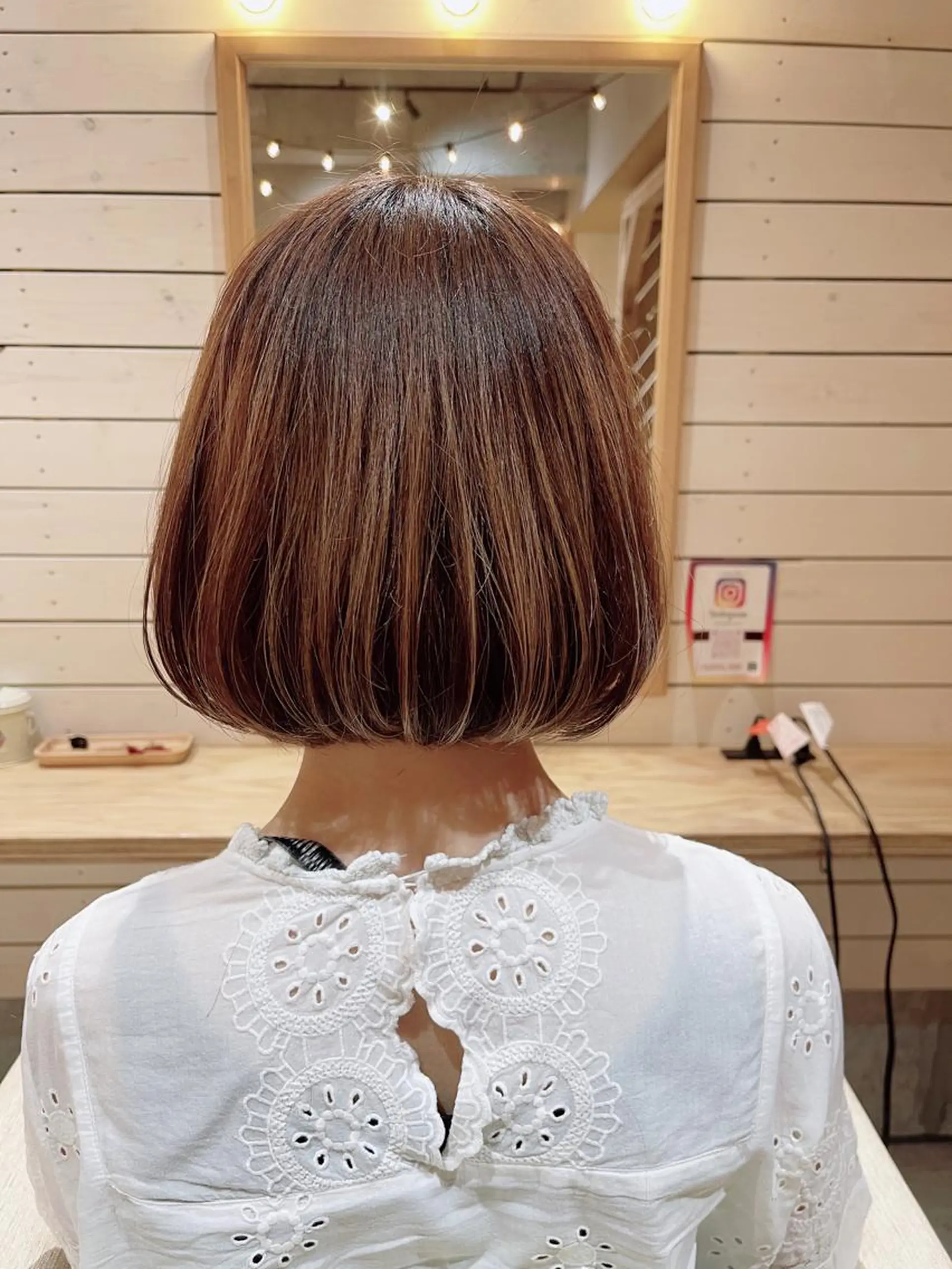 ミディアム ボブ atelier L.I.B.Co 【アトリエ リブコ】所属・前川 和也のヘアスタイル