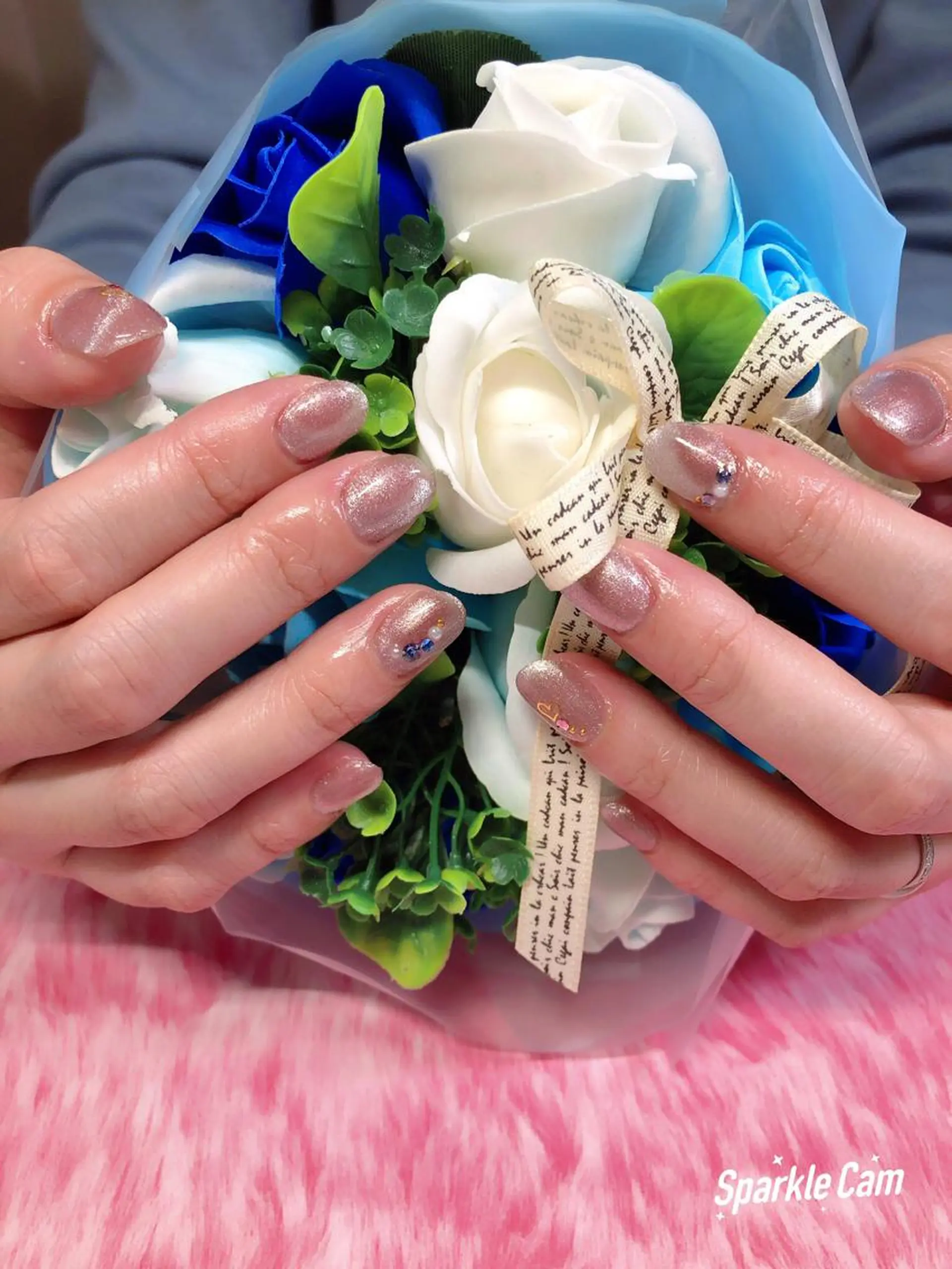 ネイル ジェルネイル マグネットネイル 奥園 良恵のネイルデザイン