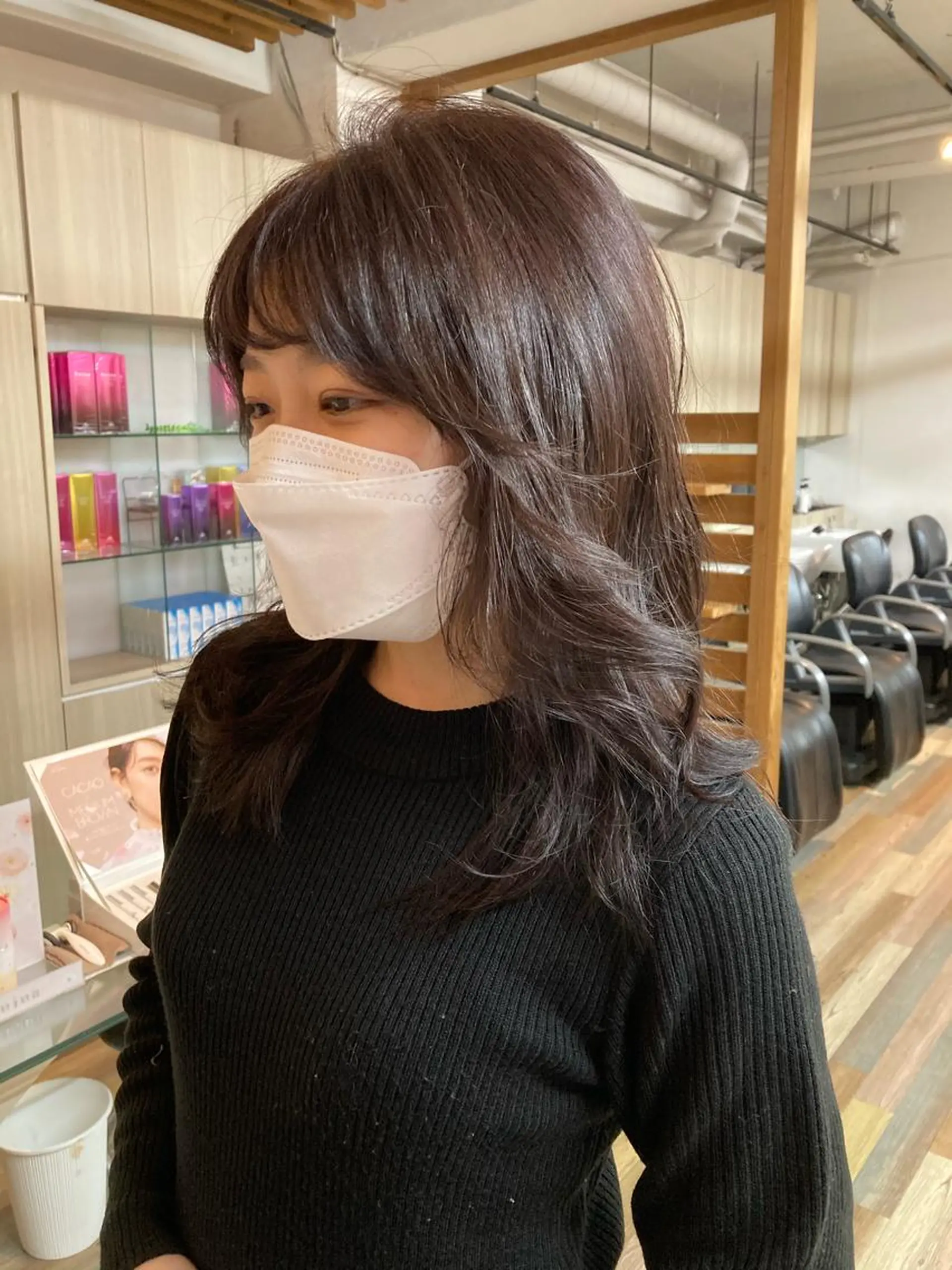 セミロング カラー カット ヘアカラー トリートメント ヘアセット ✂️似合わせの魔術師 石田一樹✂️のヘアスタイル