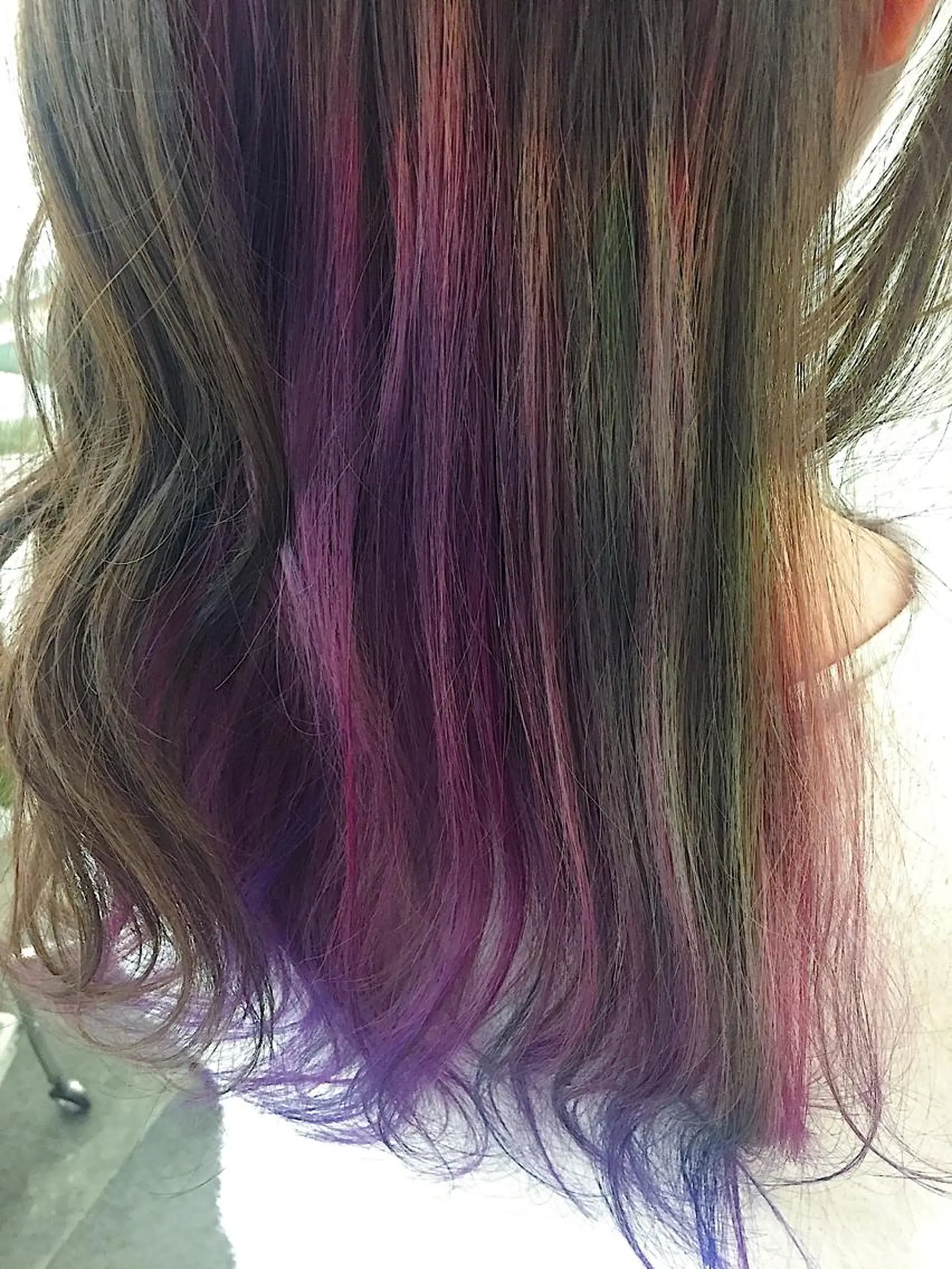 セミロング カラー パーマ ヘアアレンジ アディクシーカラー アッシュ バレイヤージュ ブリーチ ケアブリーチ ✨ハイクオリティ✨ 山本香也のヘアスタイル