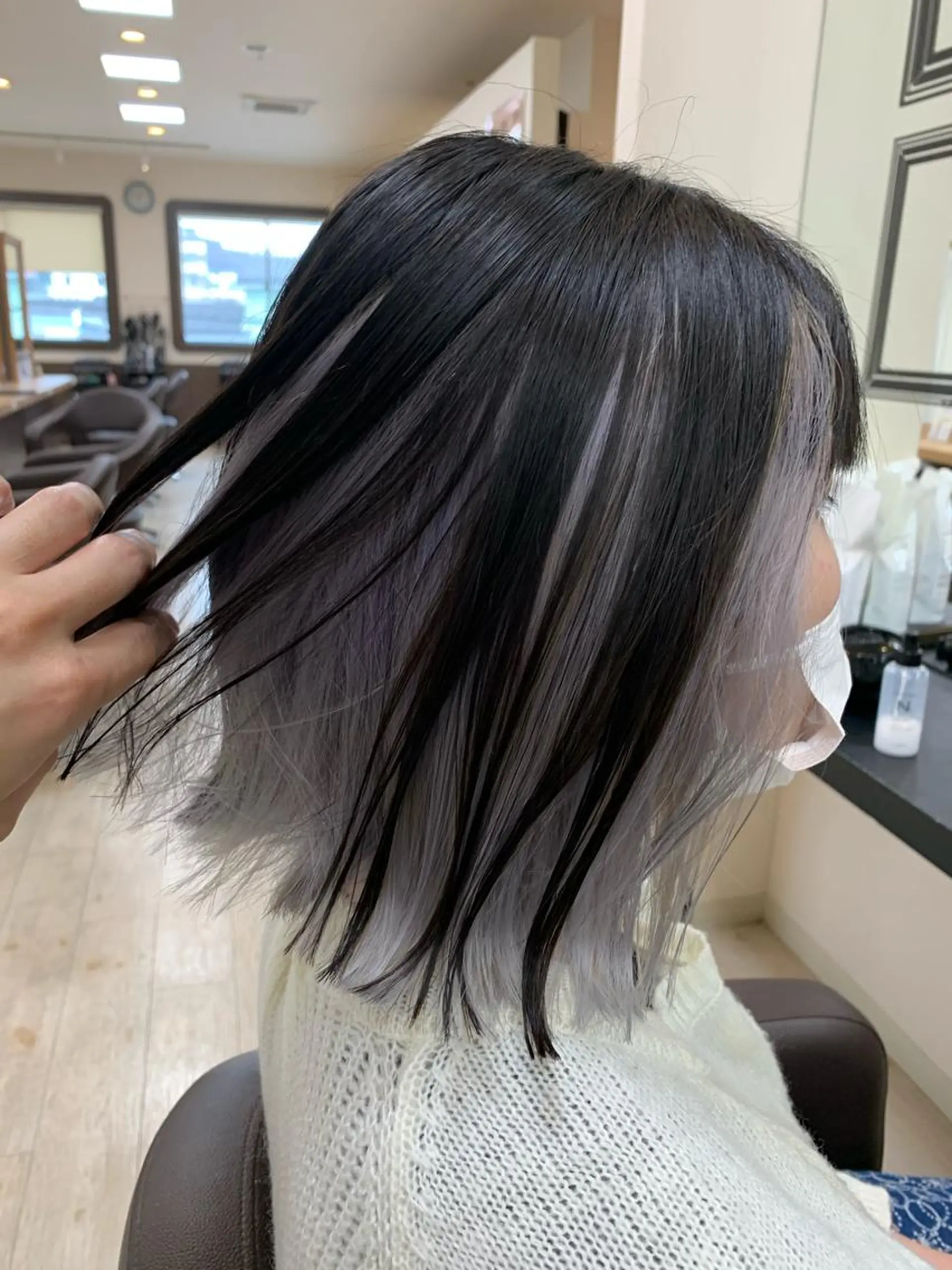 ミディアム カラー Lien 深井店のヘアスタイル