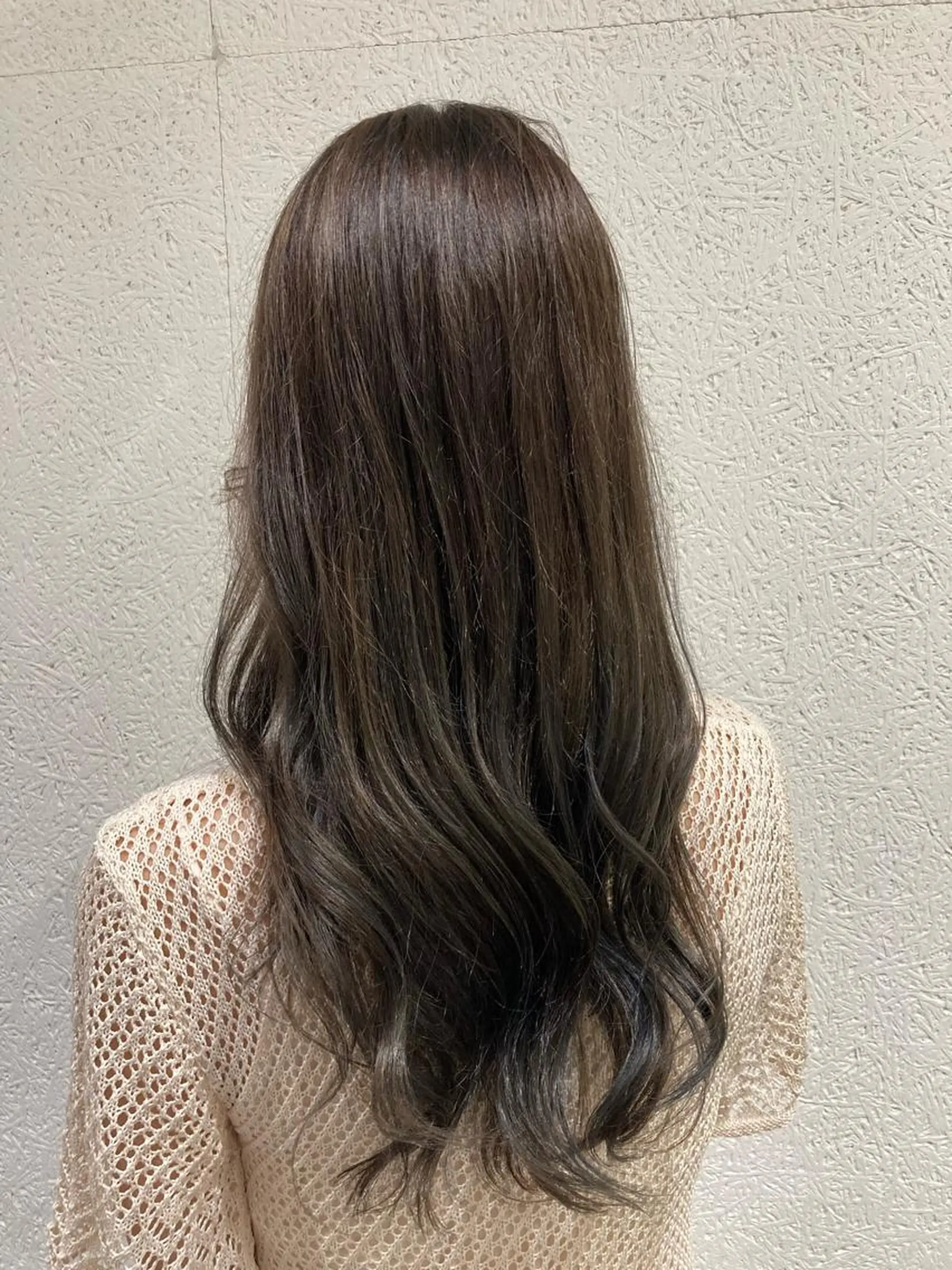 ロング カラー ブルーカラー ブルージュ グラデーションカラー ハイライトカラー ハイライト 🎀carina ハイトーンカラー🎀のヘアスタイル