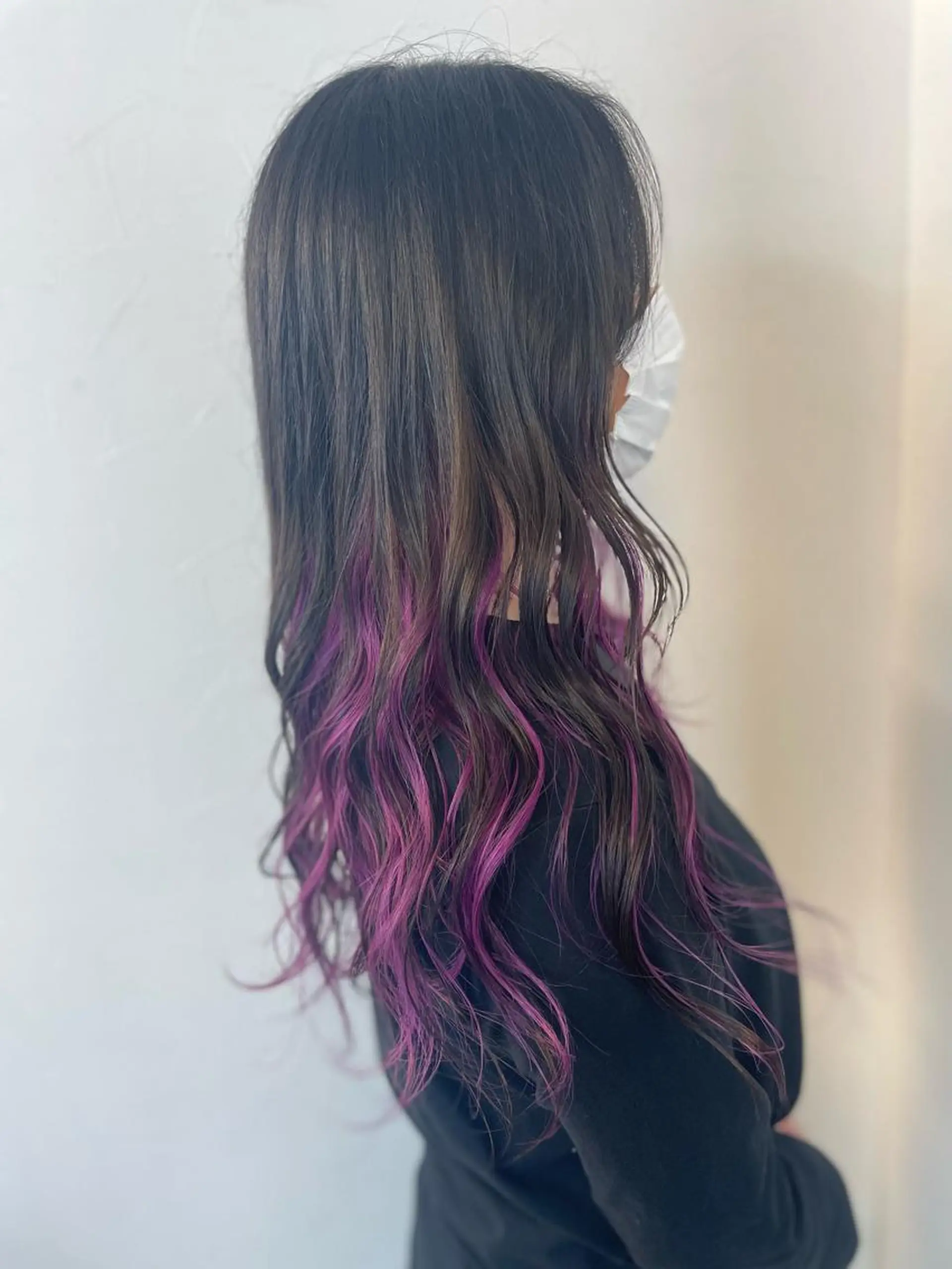 ロング カラー バレイヤージュ ブリーチ ケアブリーチ ダークグレー ダブルカラー デザインカラー髪質 改善Lilithのその他イメージ