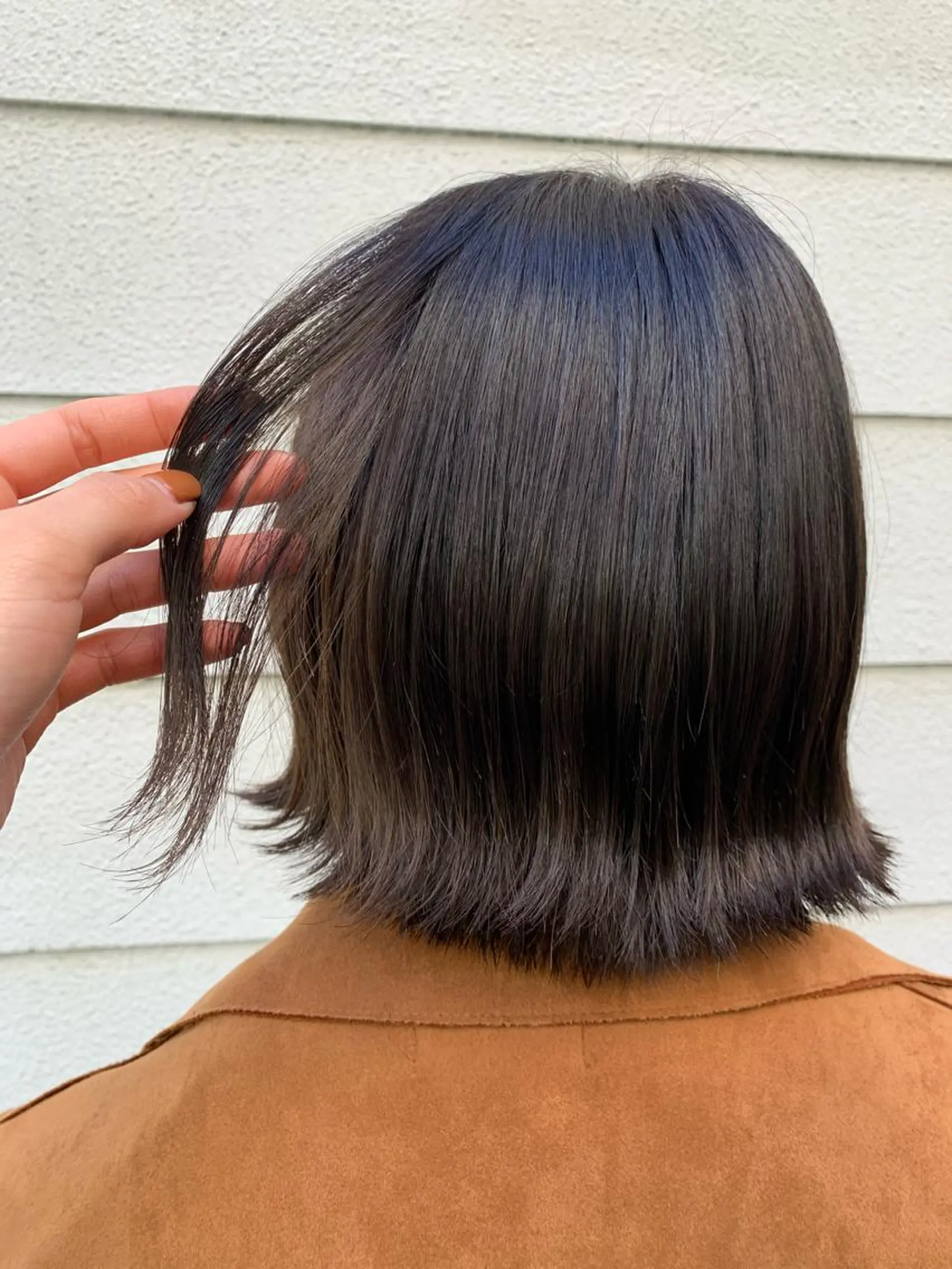 ショート カラー ダークグレー ダークグレージュ グレージュ ヘアカラー トリートメント ヘアセット 透明感🫧半個室 yukaのヘアスタイル