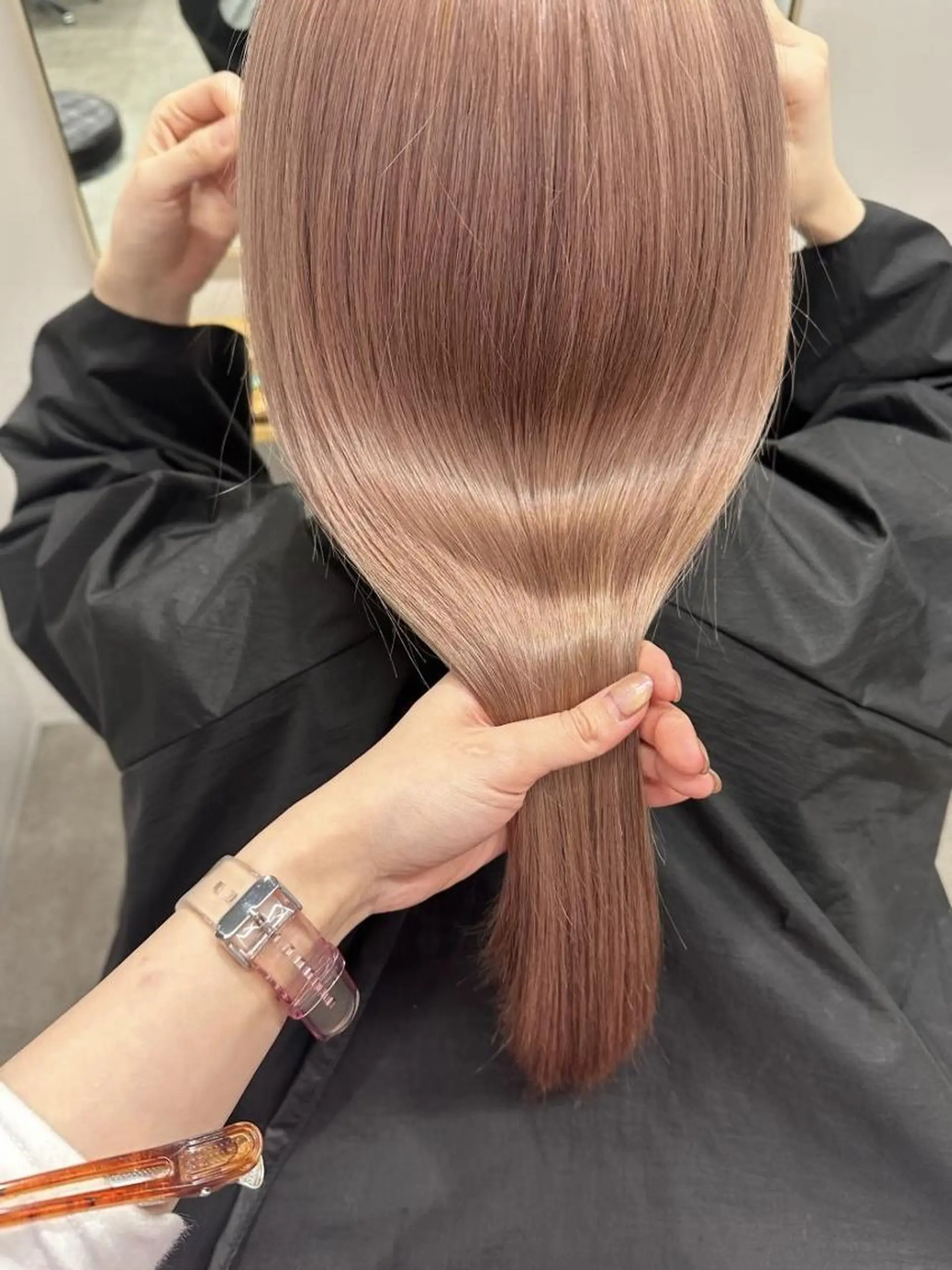 セミロング カラー ✨【公式】 juhl.横浜✨のヘアスタイル