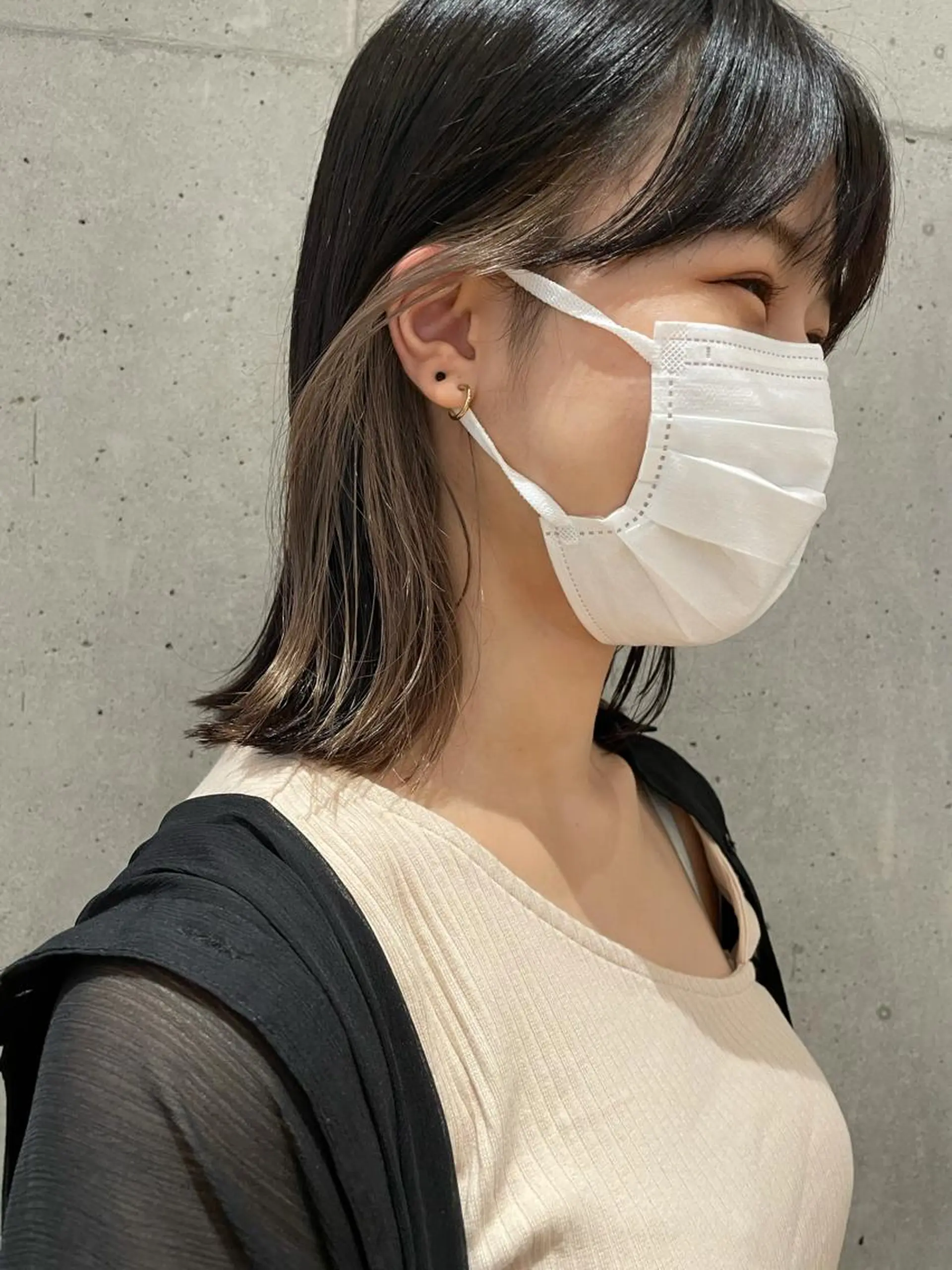 セミロング カラー パーマ ヘアアレンジ ネイル マツエク・マツパ Miku /ブリーチ/ボブのヘアスタイル