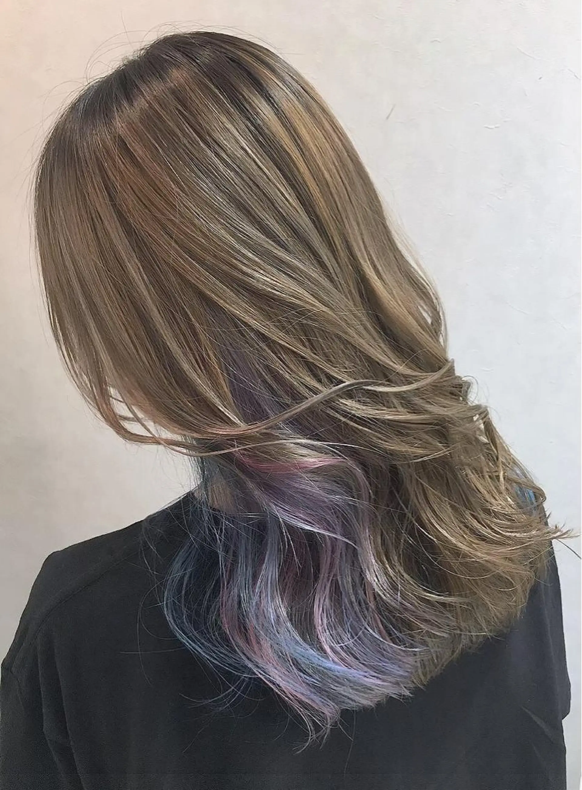 セミロング カラー ヘアアレンジ 指名支持率NO.1 スタイリストのヘアスタイル