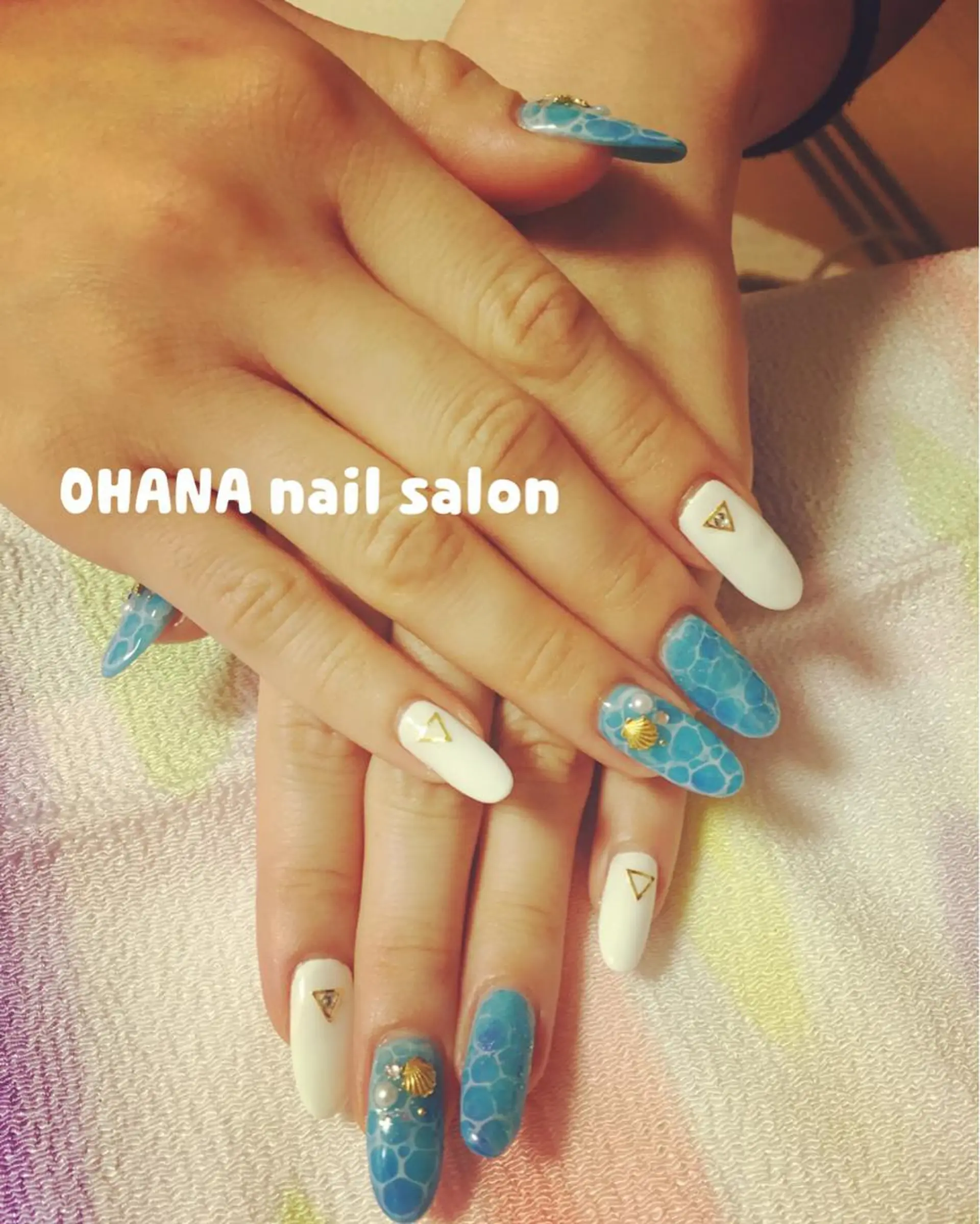 ネイル 夏ネイル 那覇🏝️台湾人 ネイリストSHIUのネイルデザイン