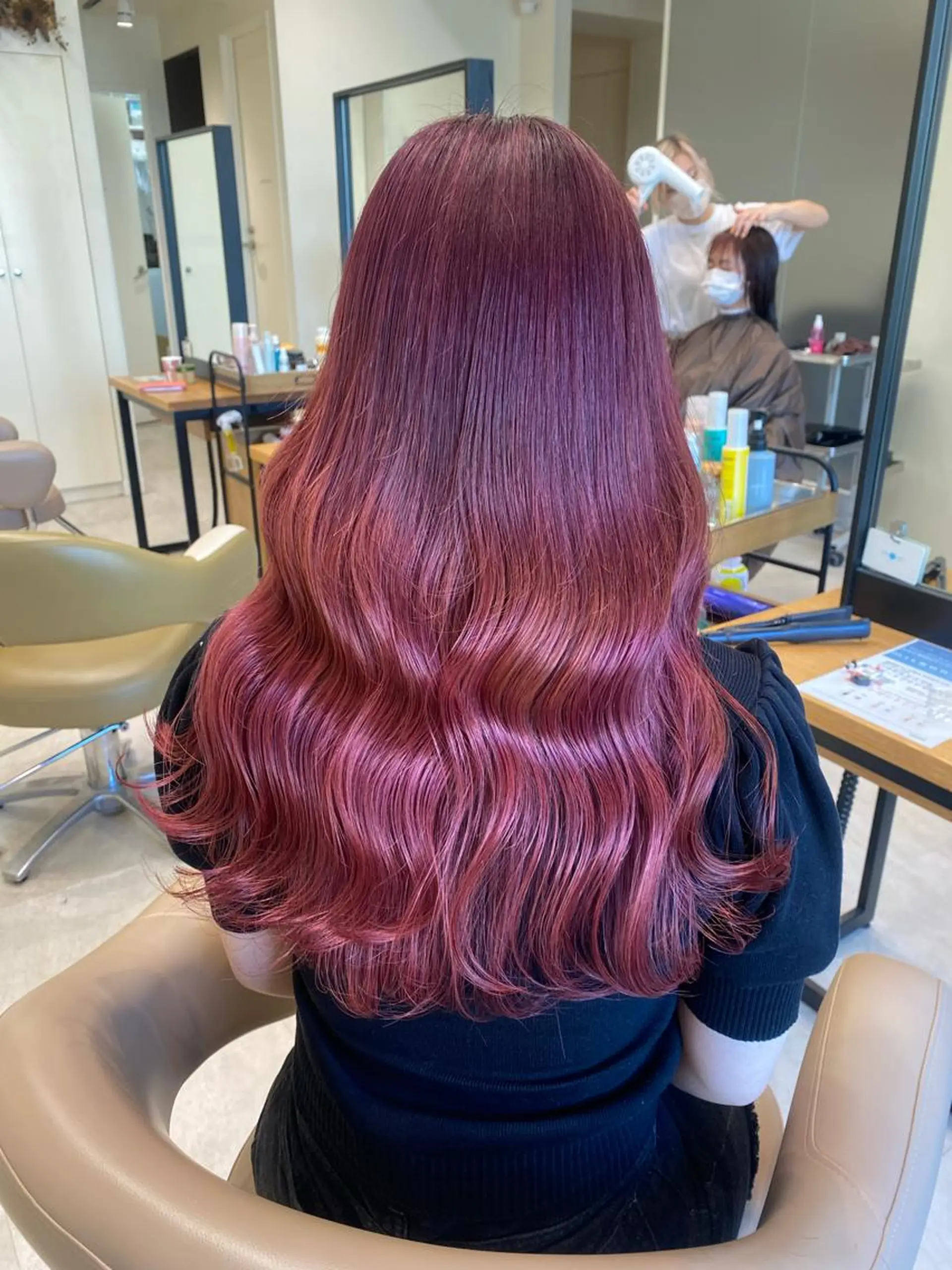 ロング カラー ブリーチなしWカラー 🎀韓国ヘア/amiのヘアスタイル