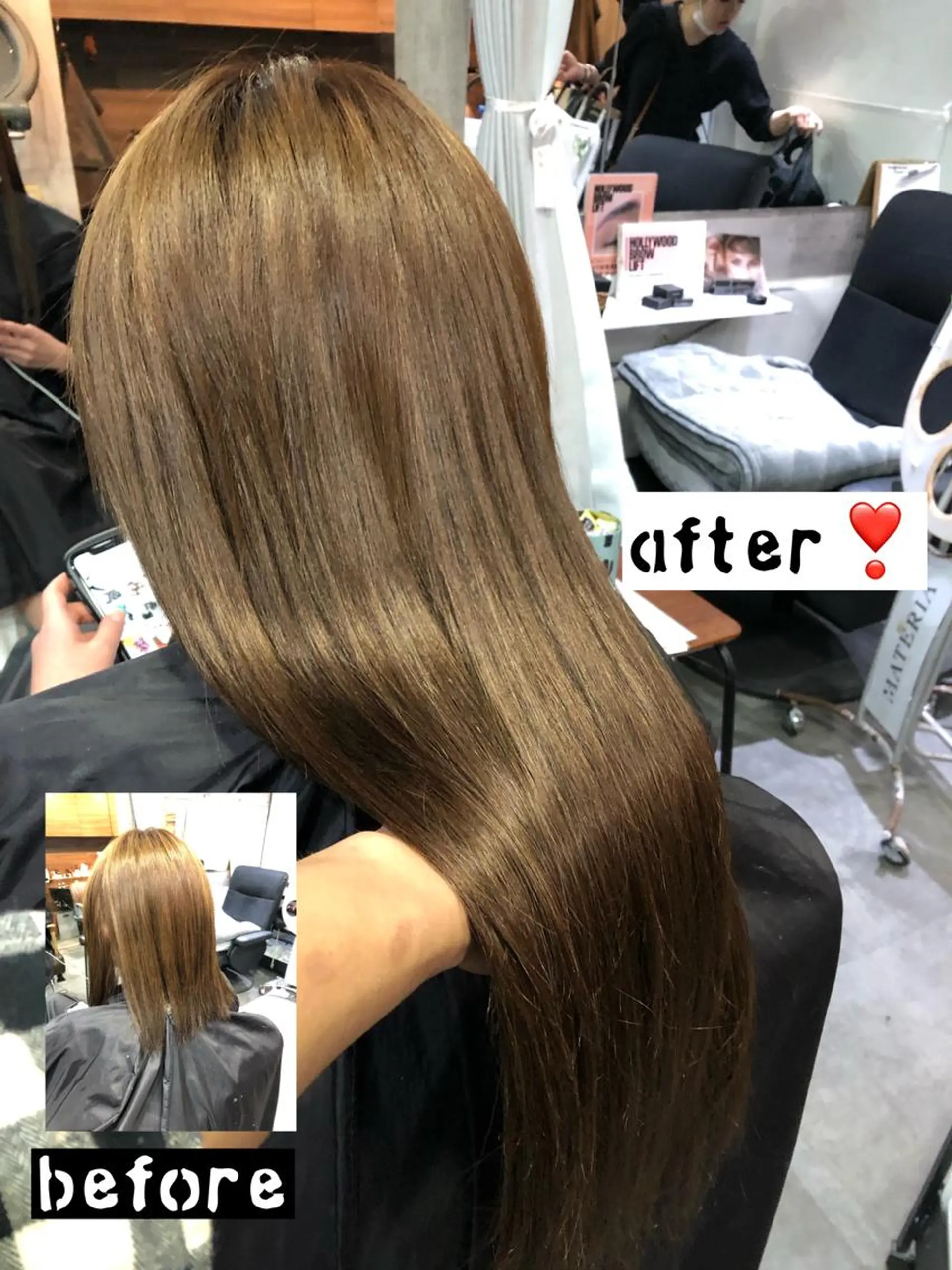 ロング カラー シールエクステ バレイヤージュ ブリーチ デザインカラー ハイライトカラー alpha. カラーエクステ下妻のヘアスタイル