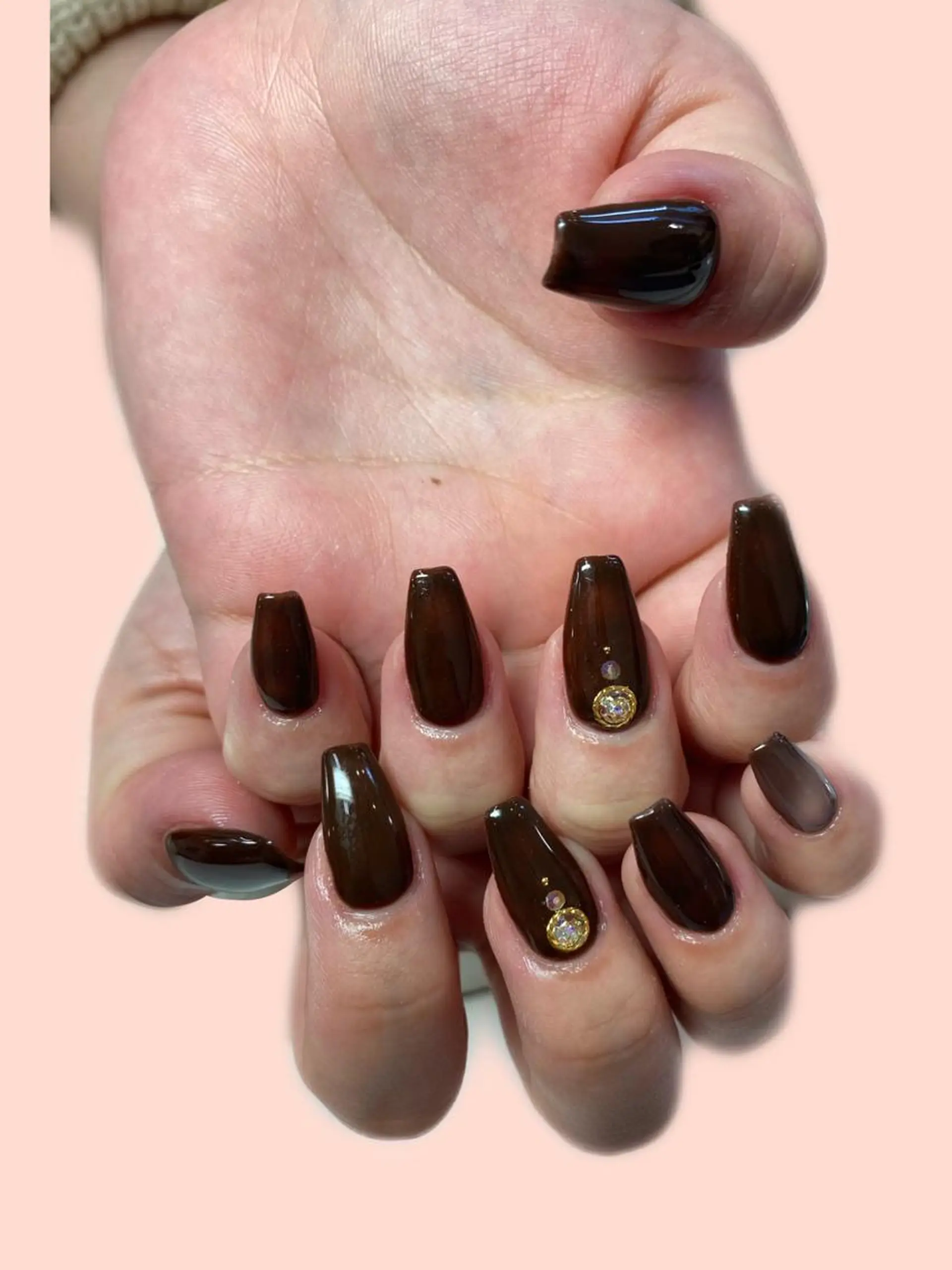 ネイル ストーンネイル Bianca 美浜店 masuのネイルデザイン