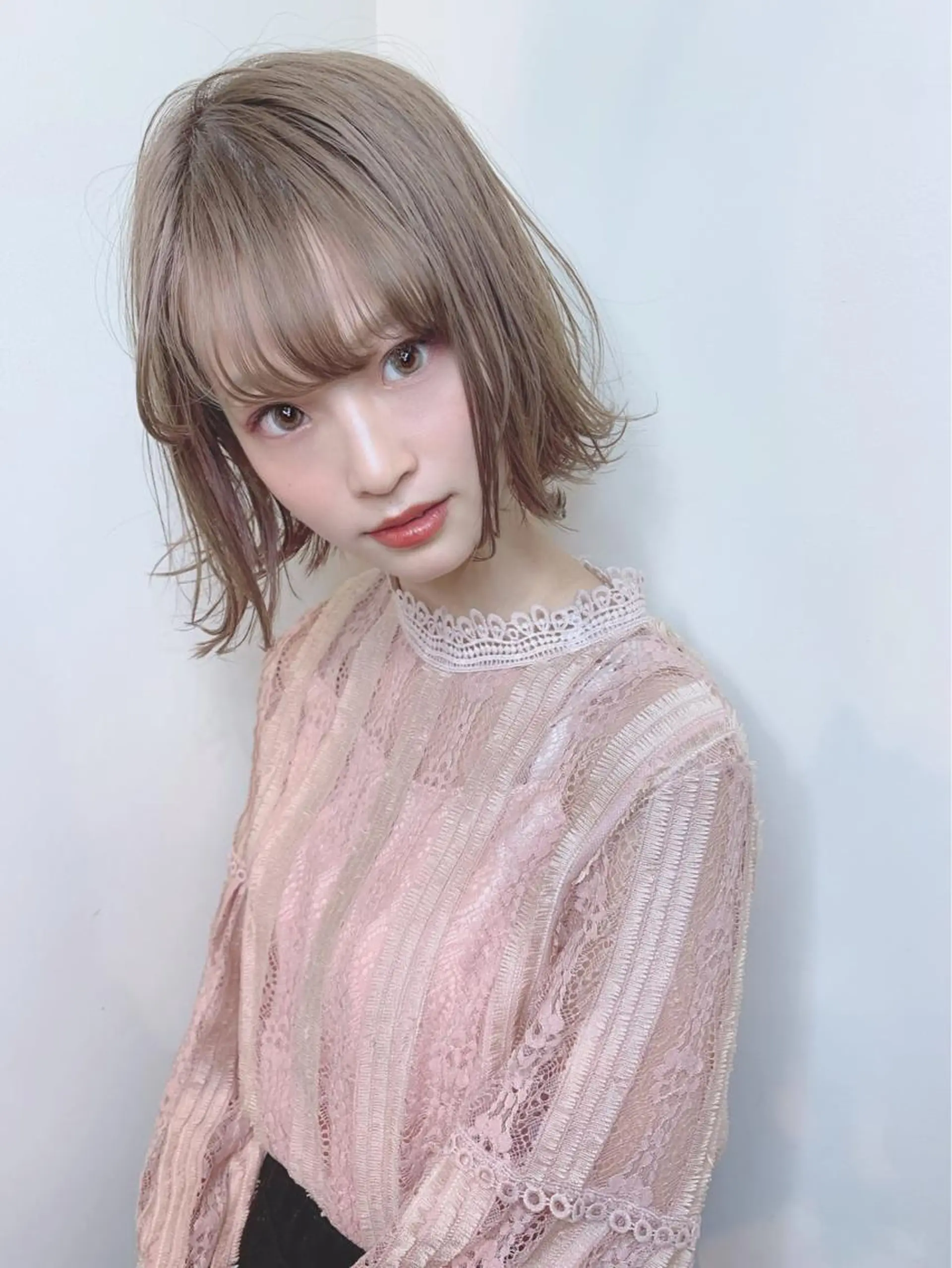 ミディアム カラー パーマ ヘアアレンジ 【公式】amble luxe池袋東口🩷のヘアスタイル