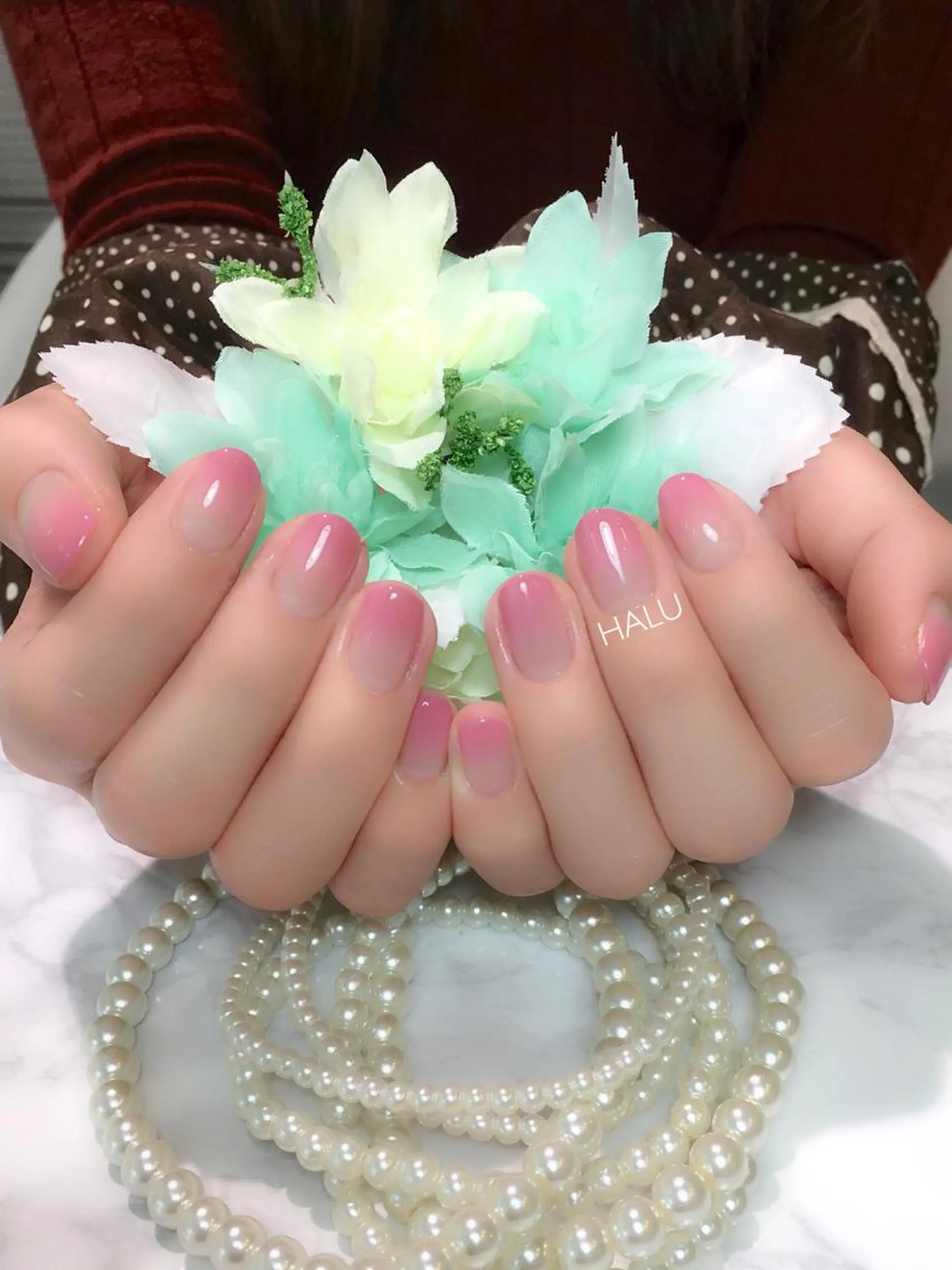 ネイル 桜ネイル グラデーション HALU ハルのネイルデザイン