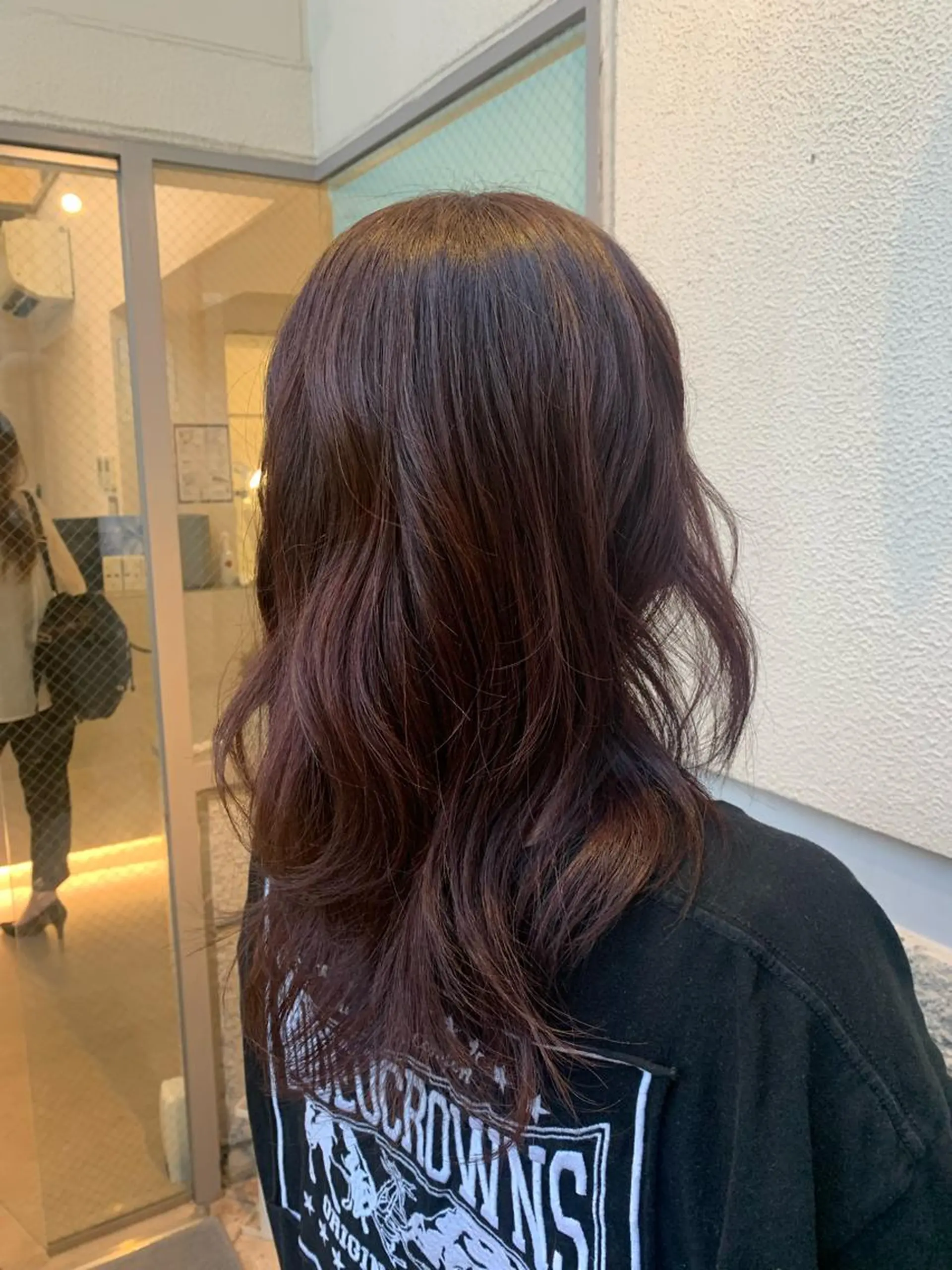 ロング カラー ブラウンカラー number天王寺 ほたるのヘアスタイル