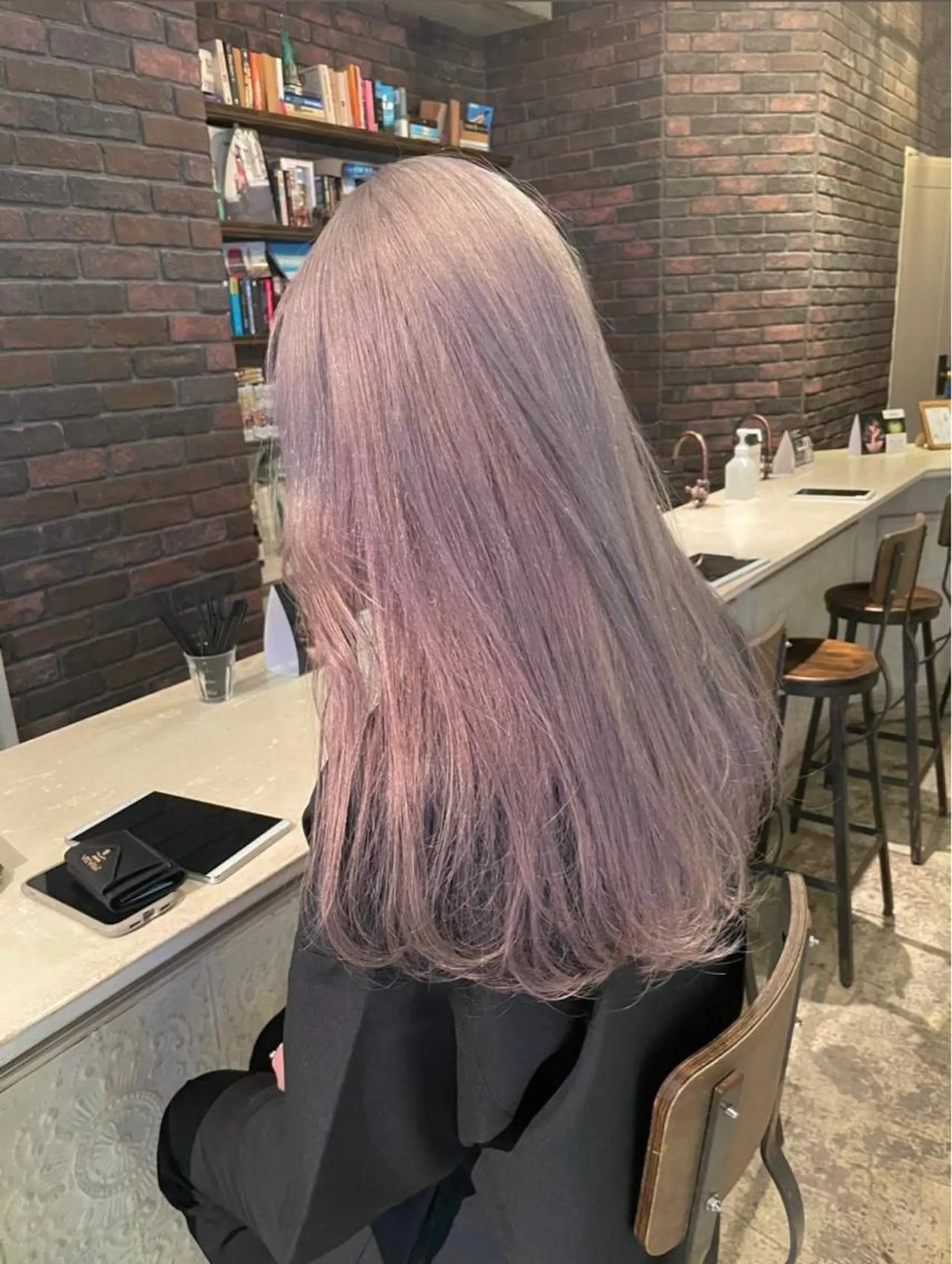 ロング ヘアカラー トリートメント 🔥女子ウケ🔥 メンズカットRIOのヘアスタイル