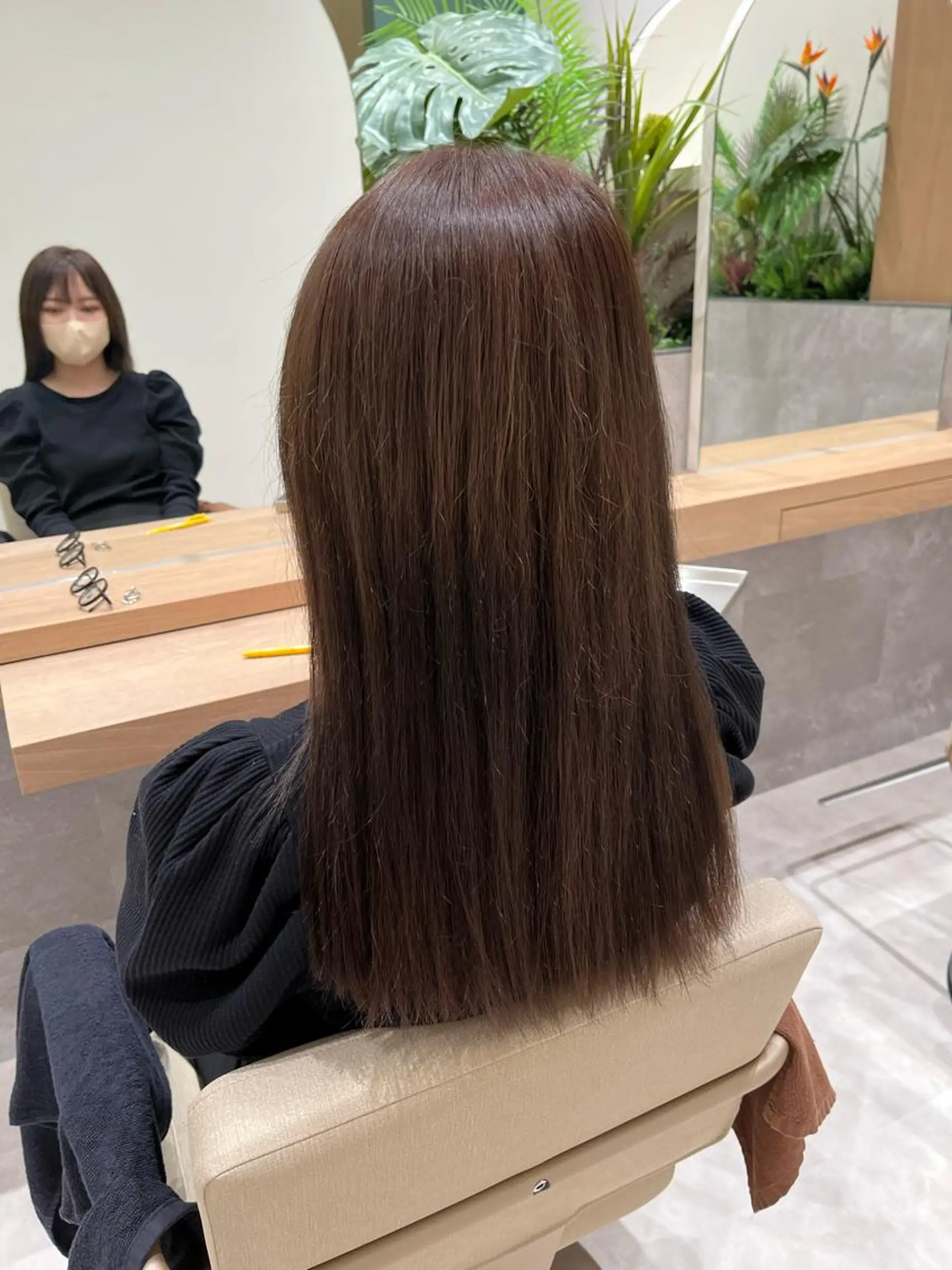 セミロング カラー ヘアアレンジ afrodite 〈京橋〉Riyuのヘアスタイル