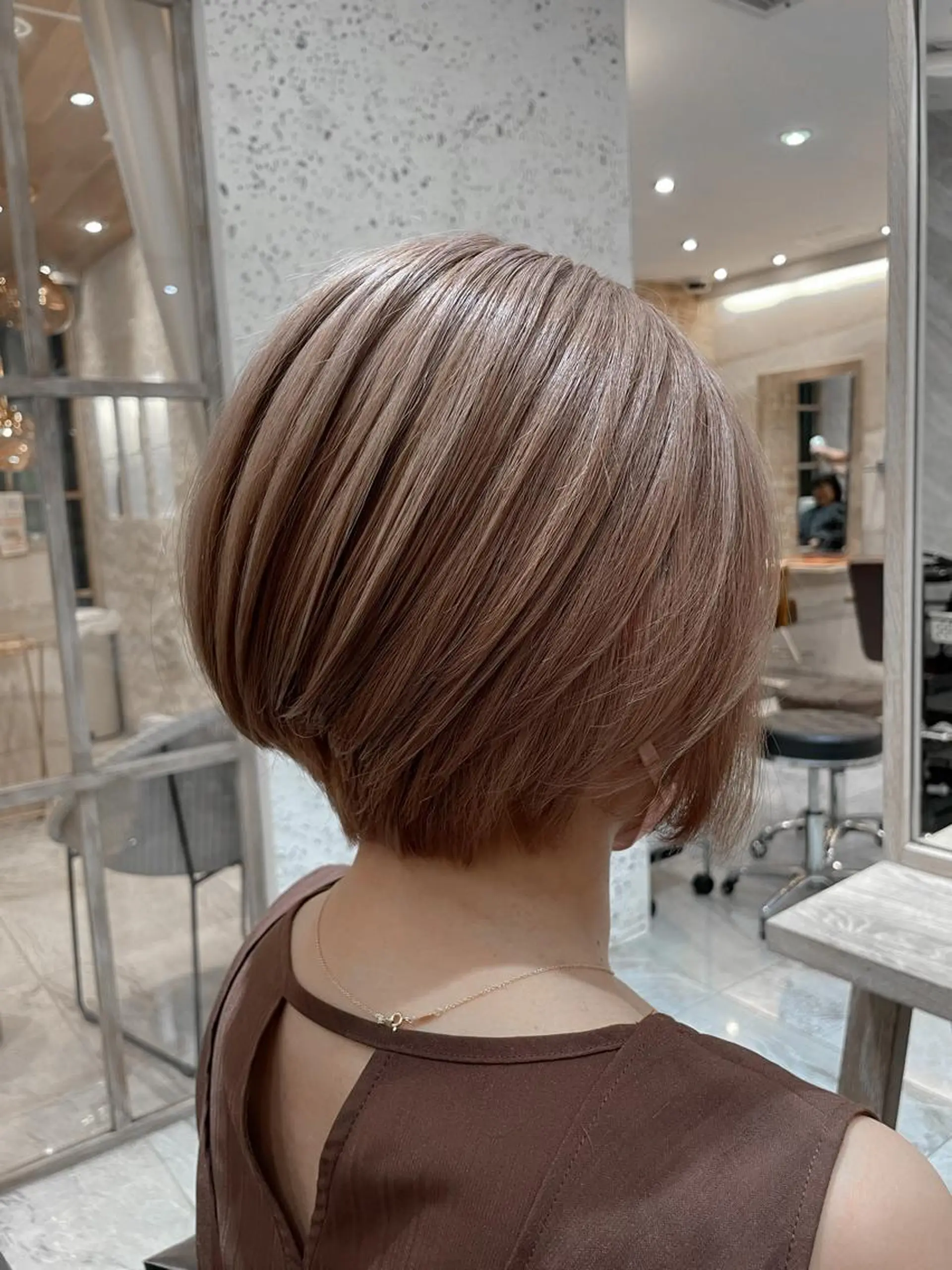 セミロング カラー 銀座《髪質改善》 垢抜け✨布施拓也のヘアスタイル