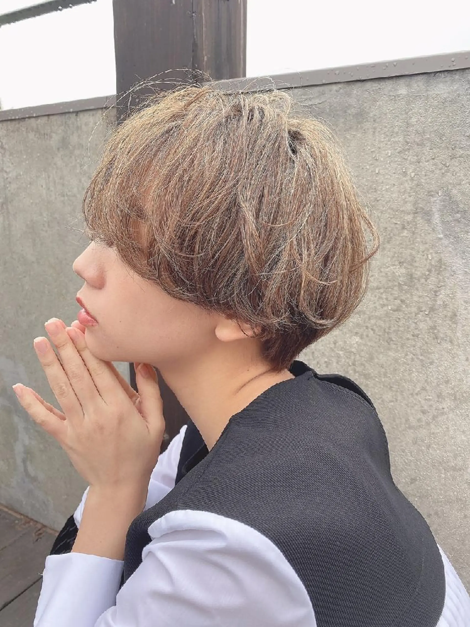 ショート ショートヘア カット パーマ 【似合わせ・レイヤー ・パーマ】海気のヘアスタイル