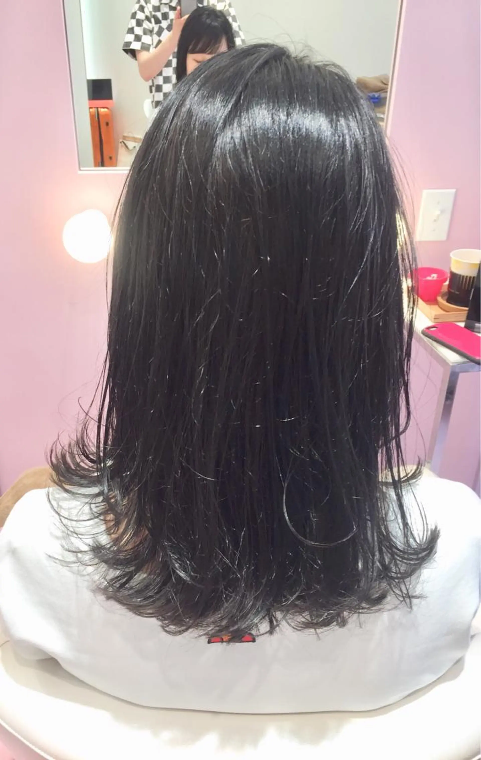 ミディアム アッシュ 所渉/韓国レイヤー /ウルフカットのヘアスタイル