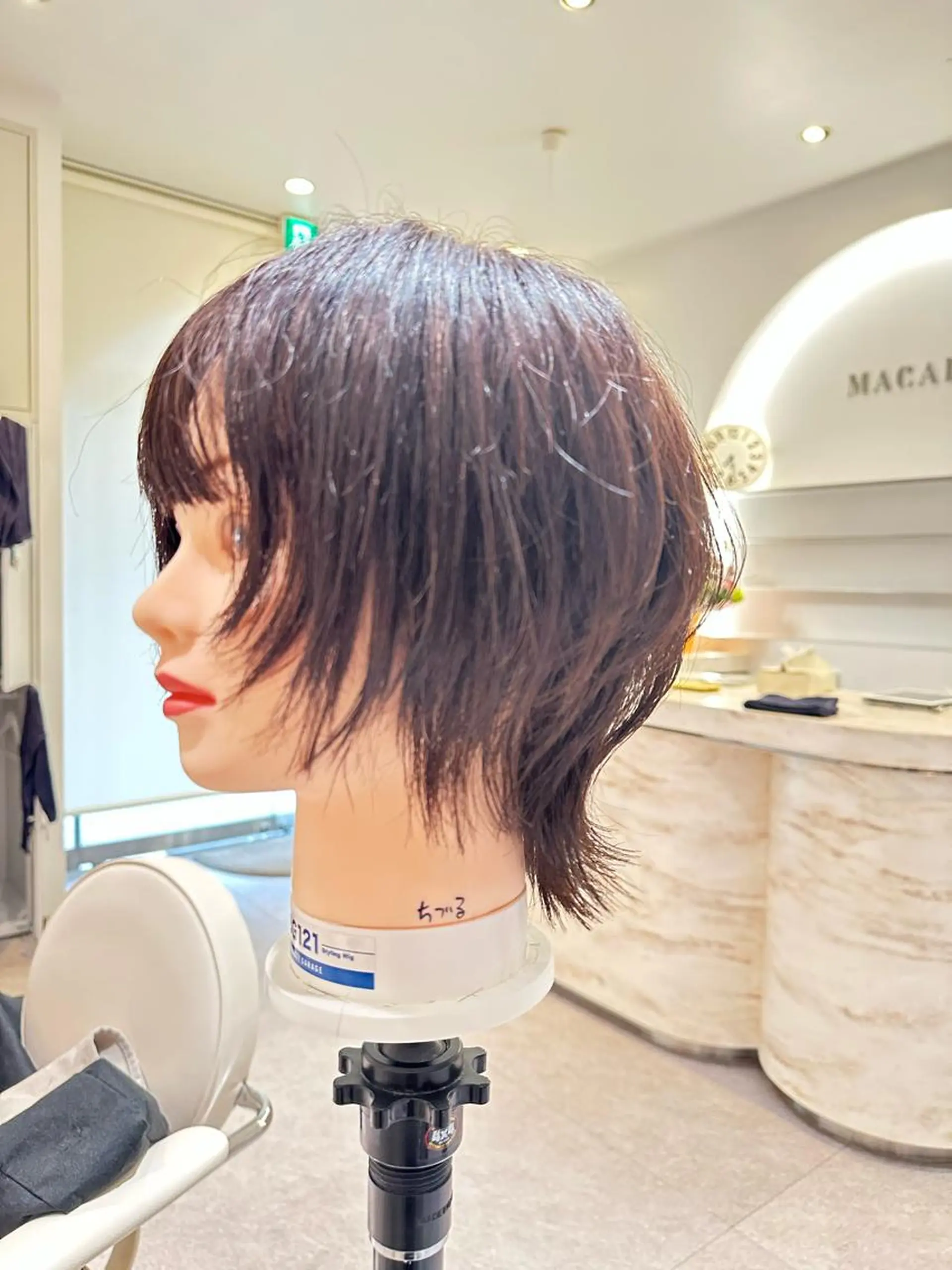 ショート ウルフカット macaron郡山駅前店所属・北田 千鶴のヘアスタイル