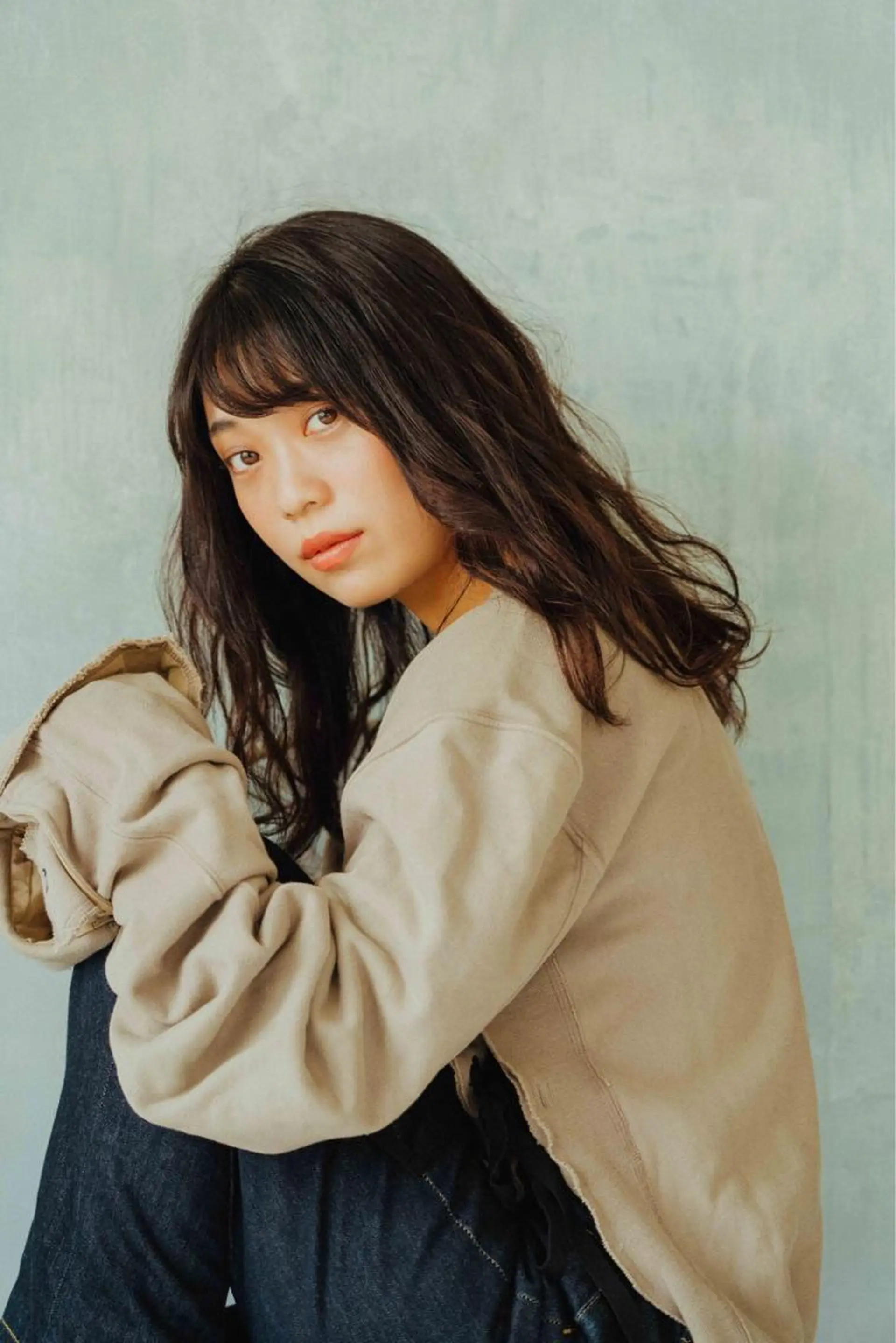 セミロング カラー パーマ ヘアアレンジ メンズ キッズ ネイル マツエク・マツパ メンズウルフカット アディクシーカラー 透明感カラー ボブ ウルフカット unu hair所属・藤井 仁紀のヘアスタイル