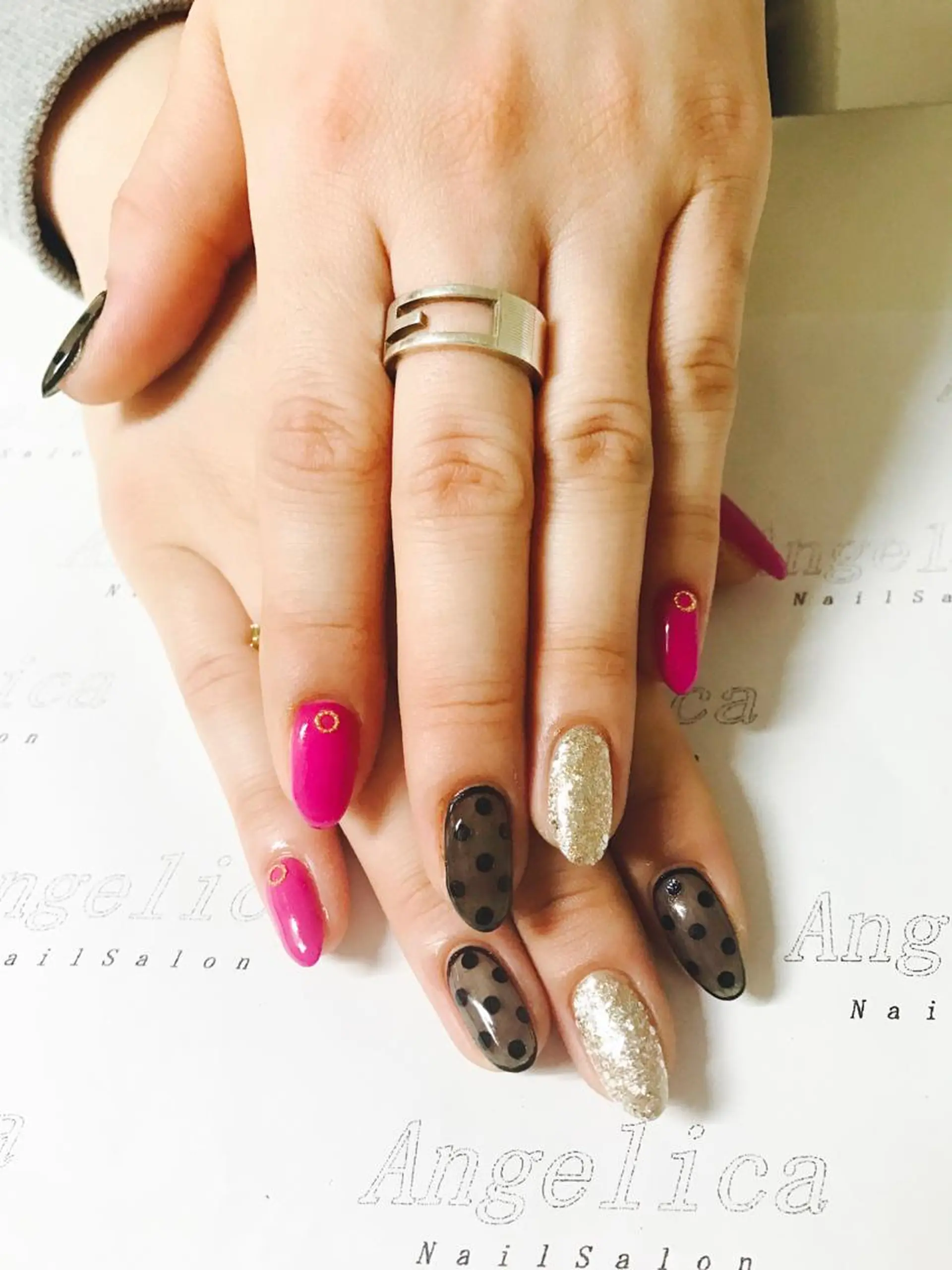 ネイル Angelica ネイリストのネイルデザイン