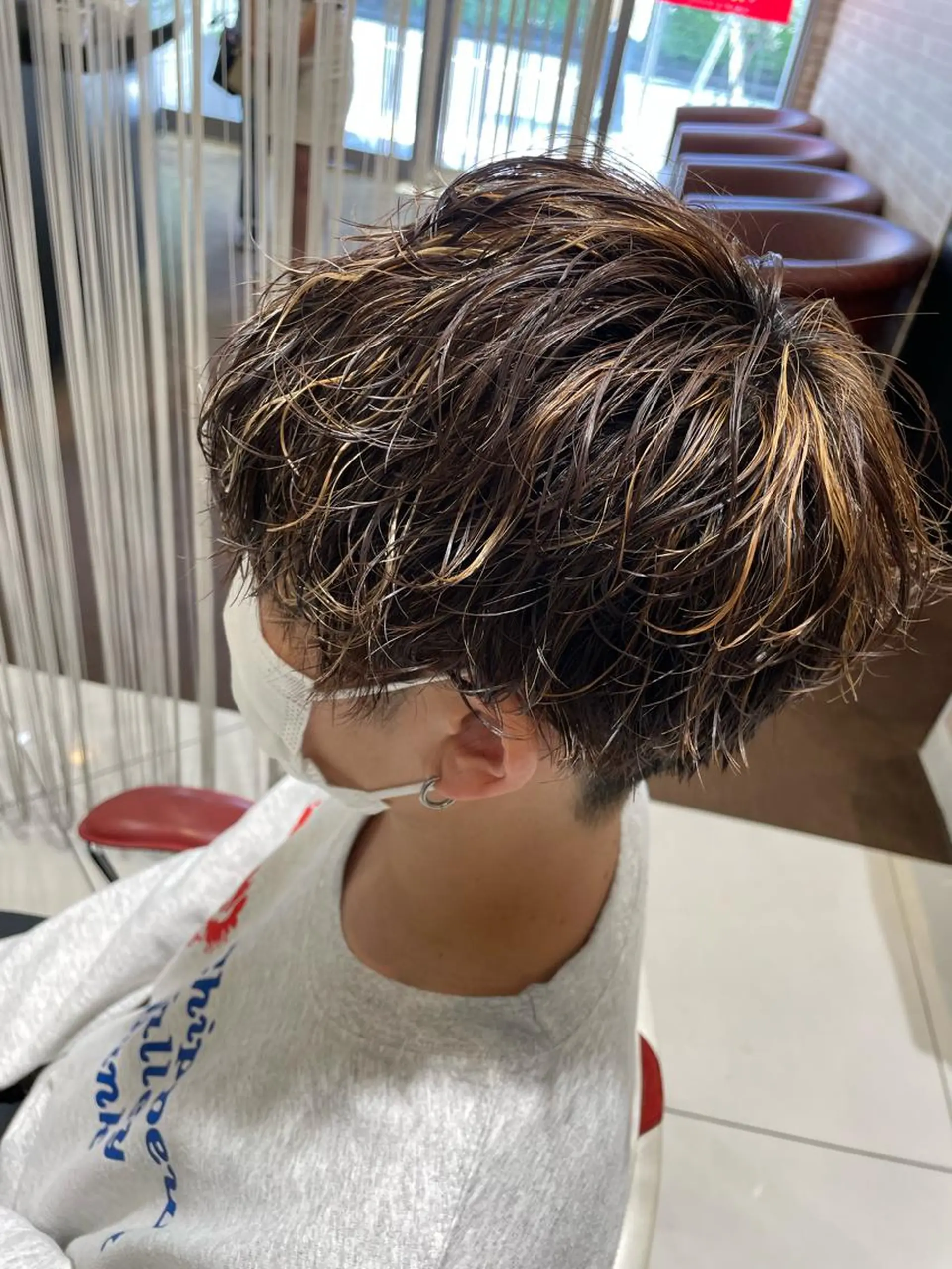 カラー パーマ ハイライトカラー カット ヘアカラー トリートメント ヘッドスパ ヘアセット 【レイク　メンズ特化 /パーマ特化】野平のヘアスタイル