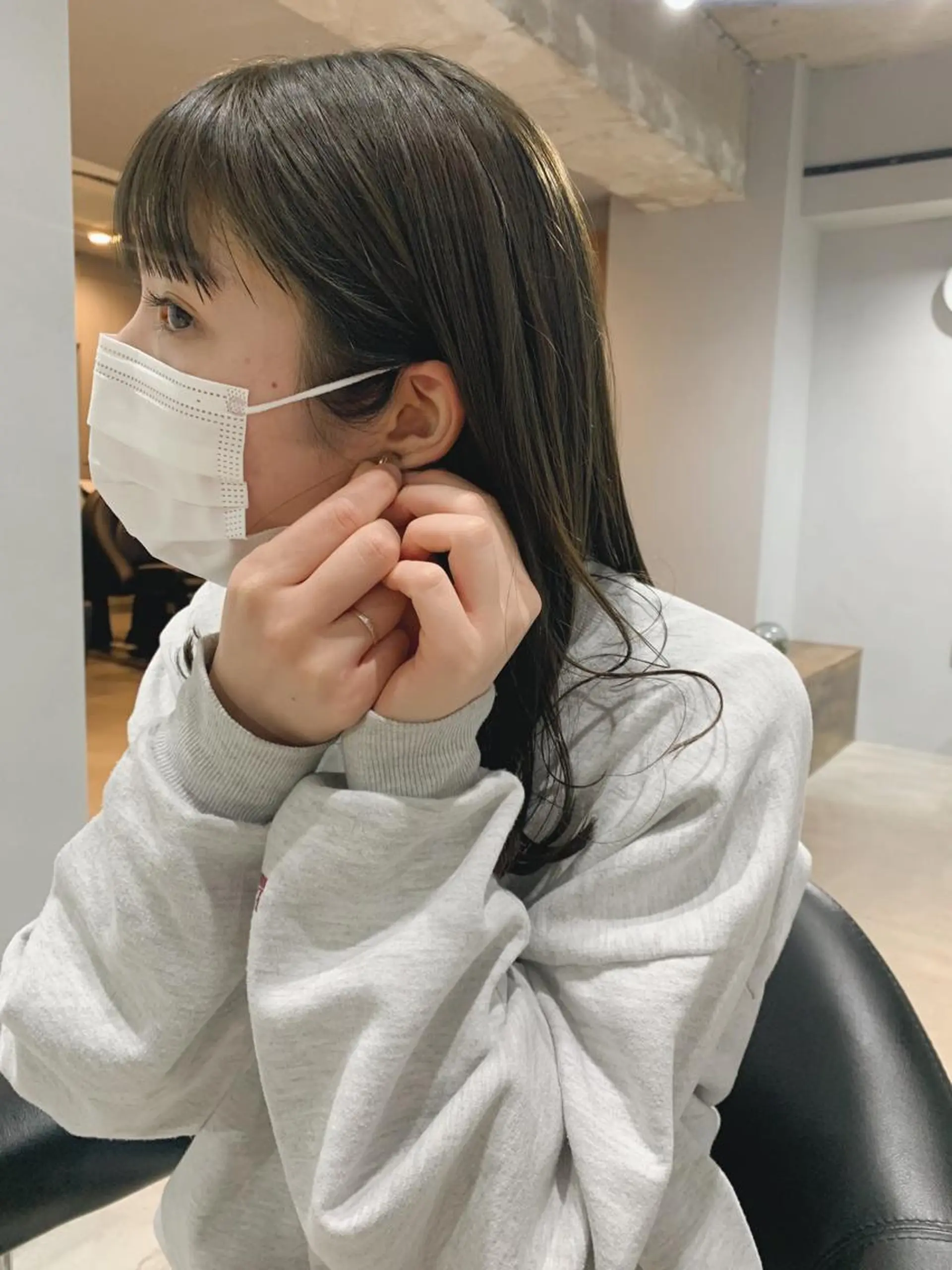 ショート カラー ボブパーマコテ巻き風 パーマNo1深江秀平のヘアスタイル