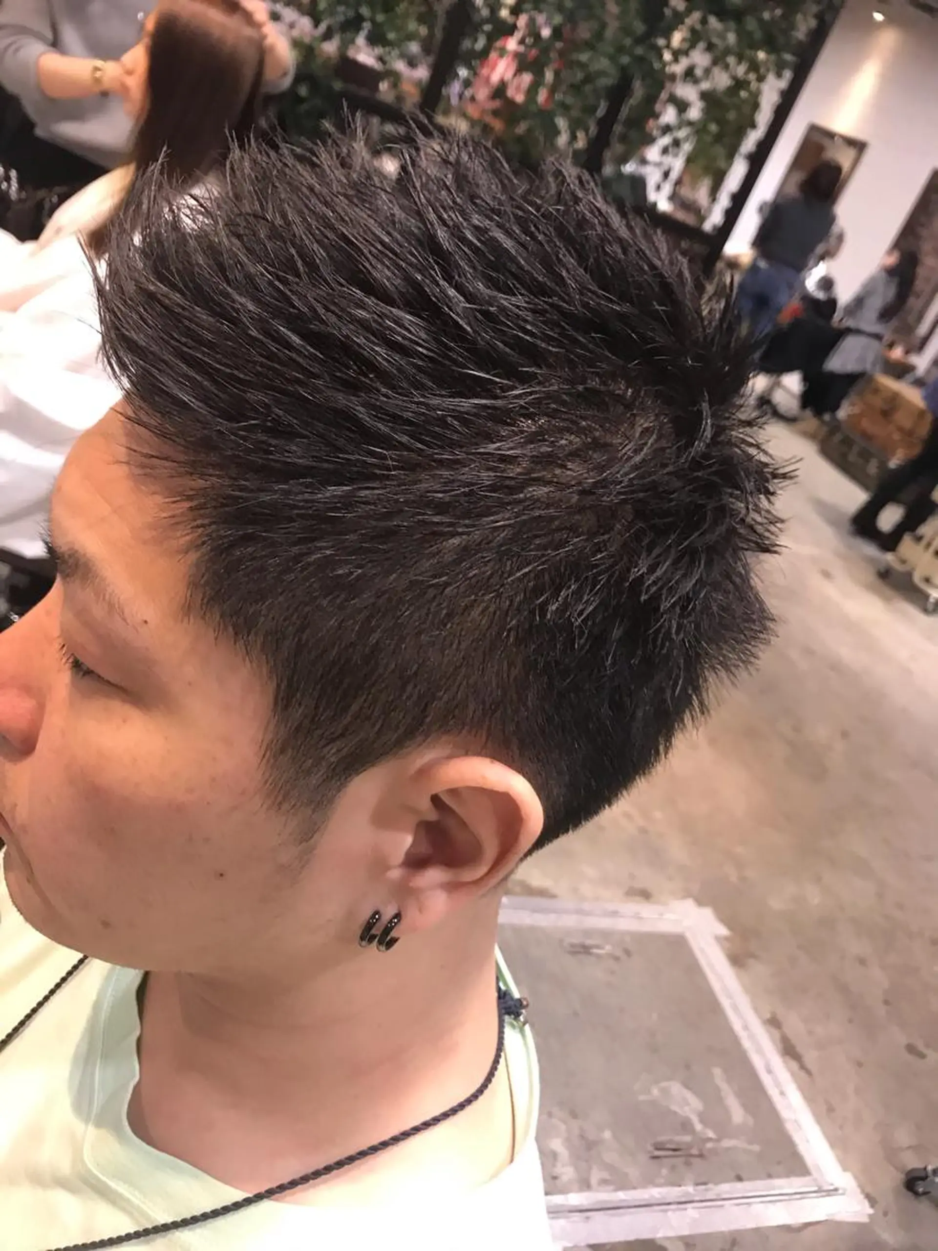 ショート カラー パーマ ヘアアレンジ メンズ キッズ メンズベリーショート ベリーショート ショートヘア Forest. -髪質改善-のヘアスタイル