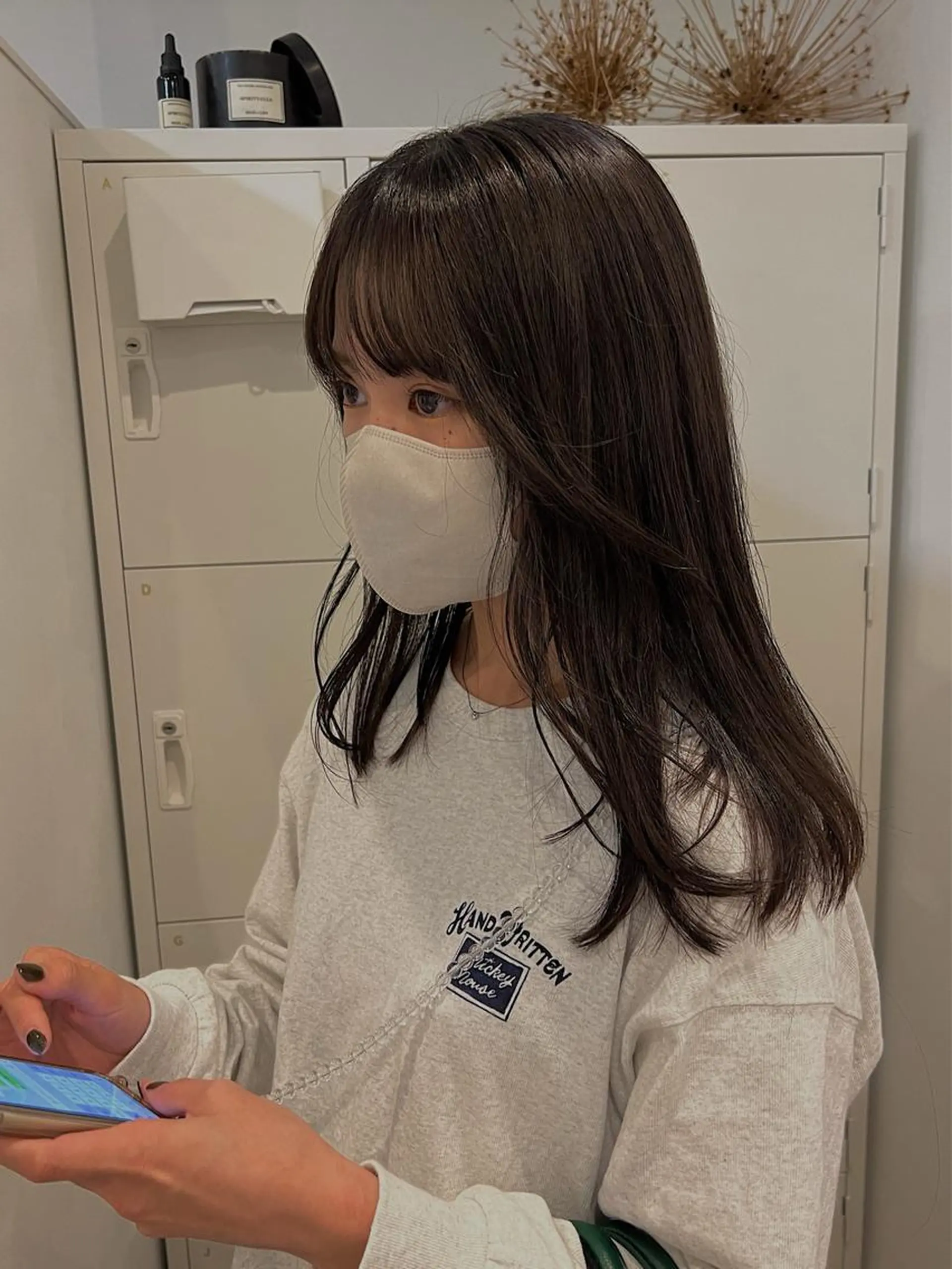 セミロング カラー ショート・ボブパーマ 指名No.1かけるのヘアスタイル