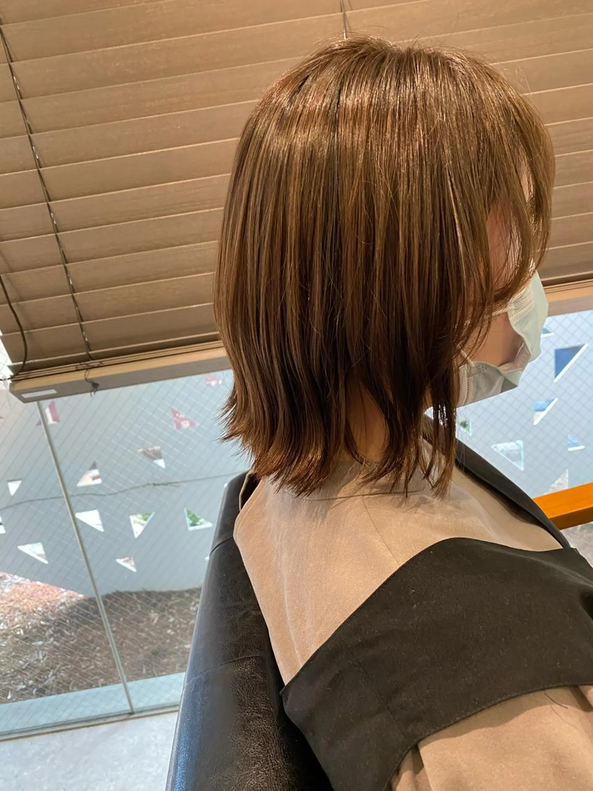 ミディアム カラー Rely 美空のヘアスタイル