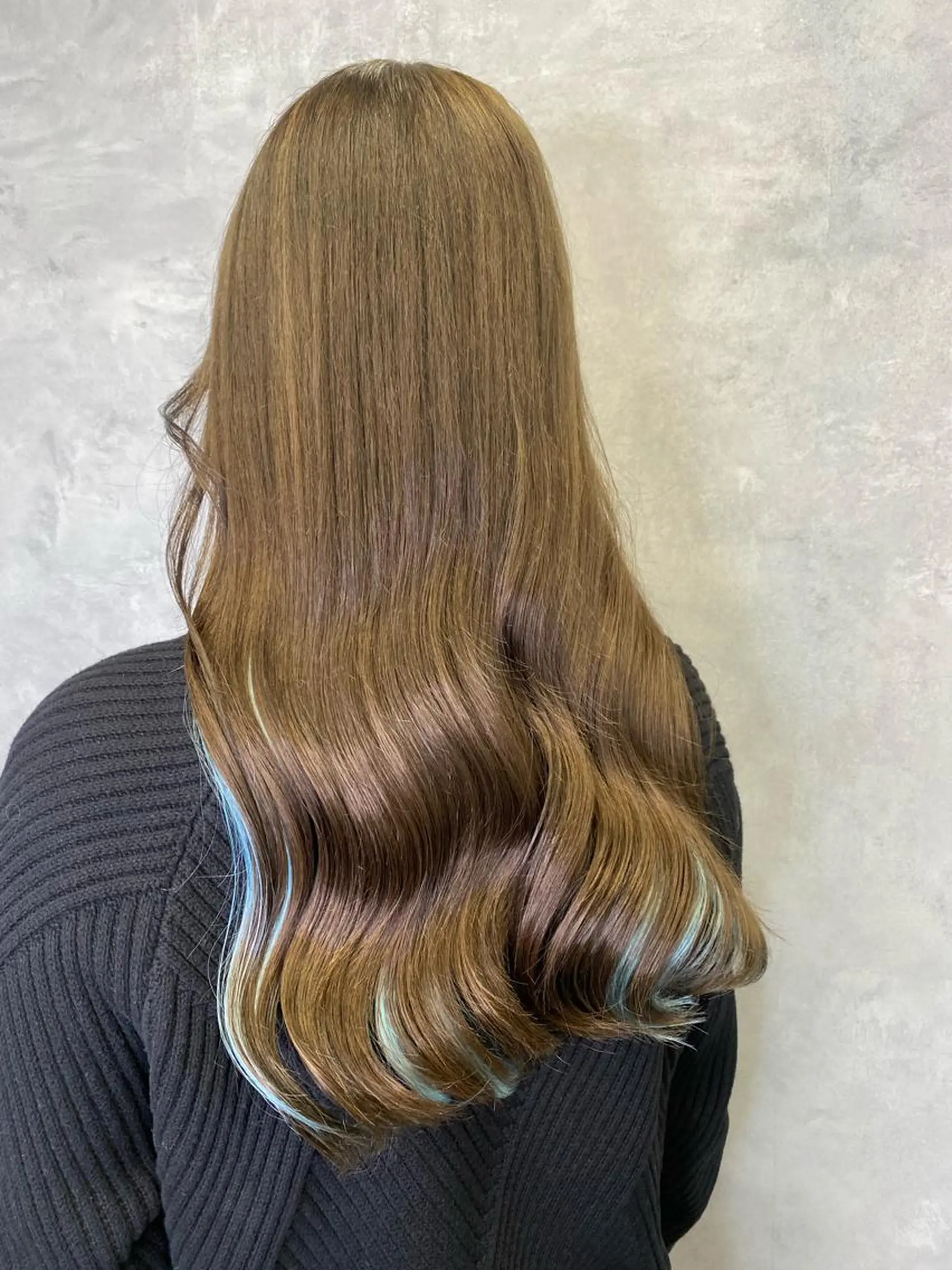 ロング エクステ Cielro【 シェイロ 】所属・Cielro/ダブル カラー/西田咲希のヘアスタイル