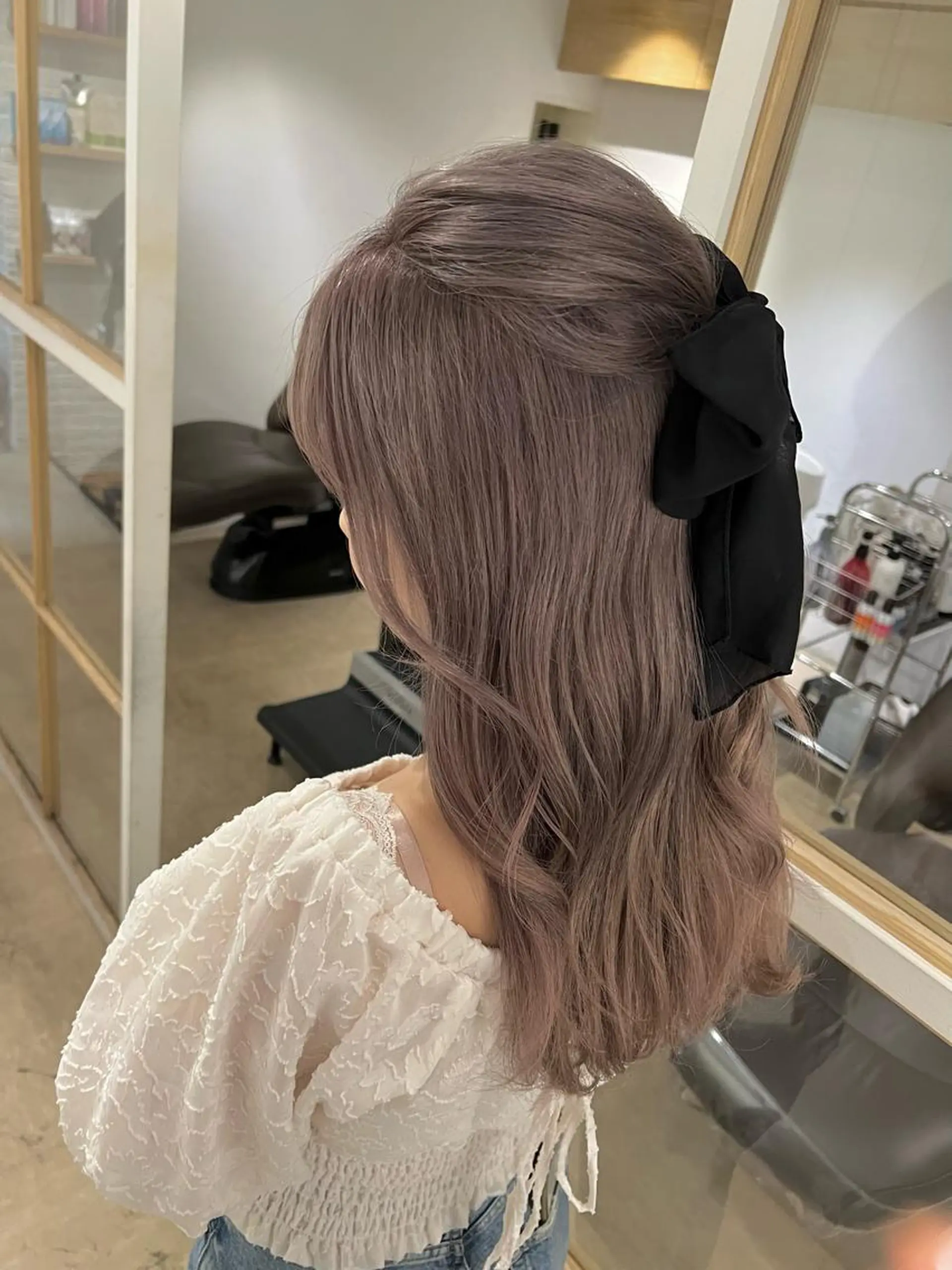 セミロング カラー sio.nail&eyebrow salon shimokitazawa2号店所属・nailist mana𖤐´-のネイルデザイン