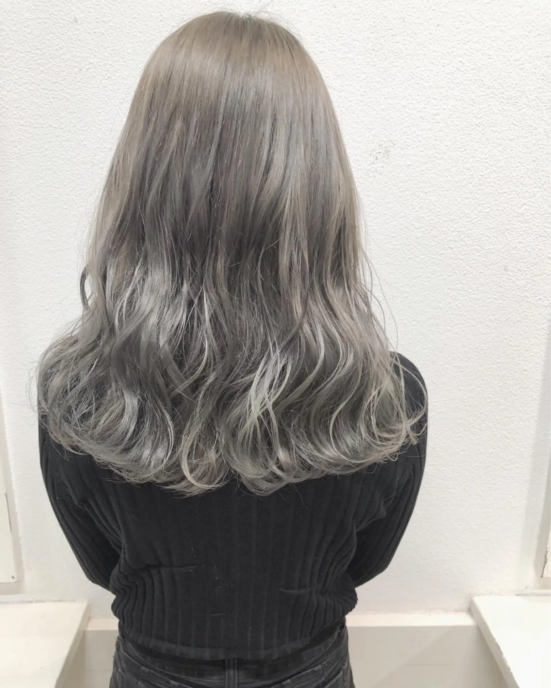 ミディアム カラー ヘアアレンジ ブリーチ ヘアカラー トリートメント GiseL天神カラー 髪質改善/ブリーチのヘアスタイル