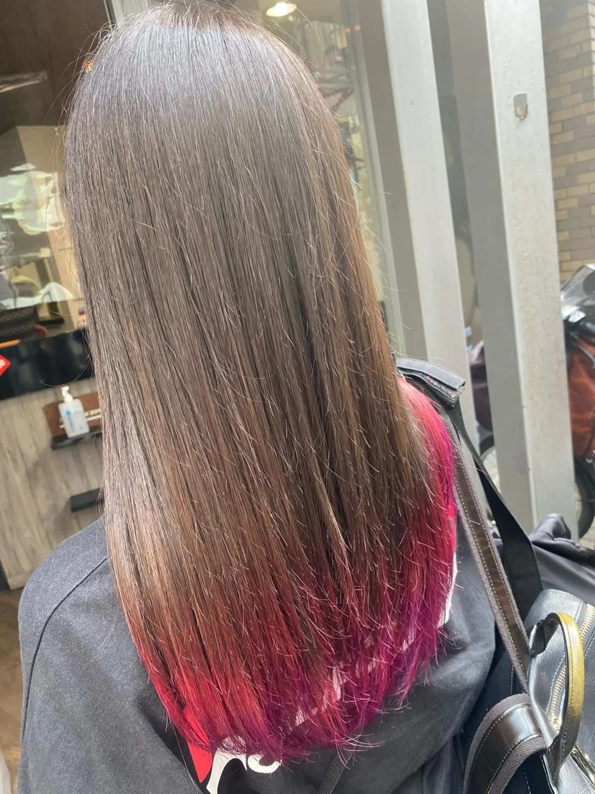 ロング カラー カット ヘアカラー pep所属・pep natsumiのヘアスタイル