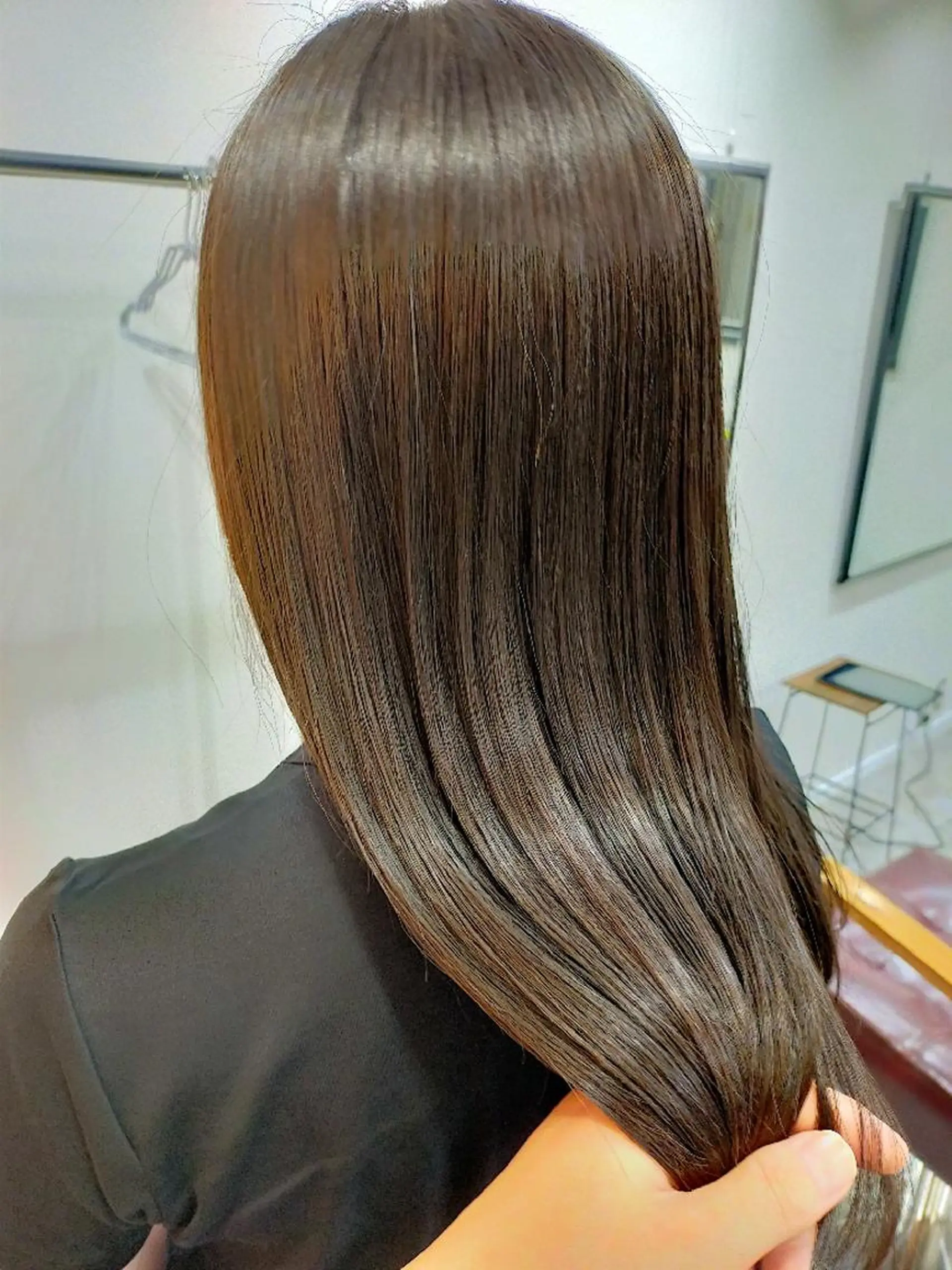 ロング ヘアカラー トリートメント SUN GLOW  サングロウ所属・水素トリートメント／ 髪質改善/ナカノメのヘアスタイル