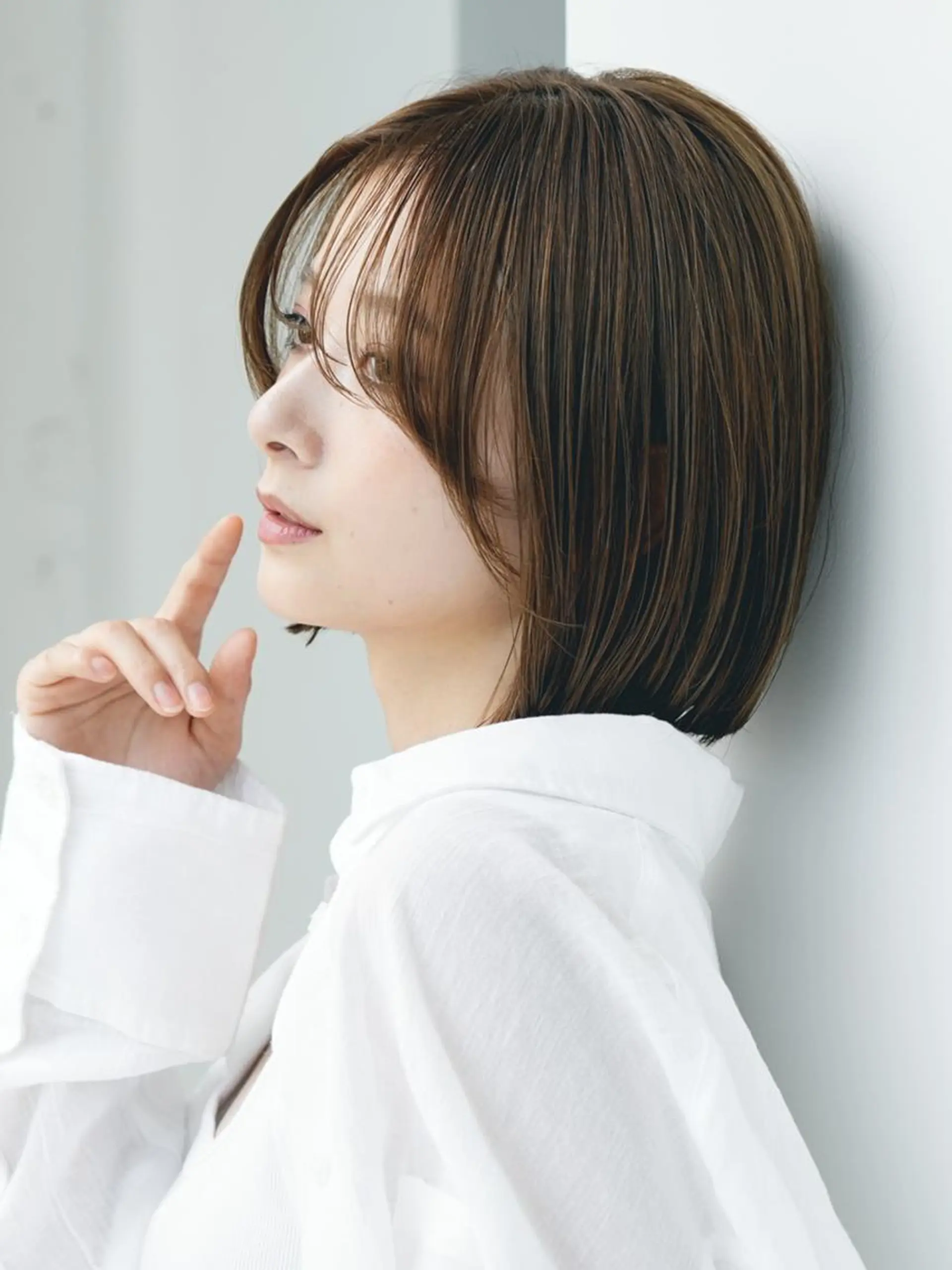 セミロング 伊藤 陸/soigneのヘアスタイル