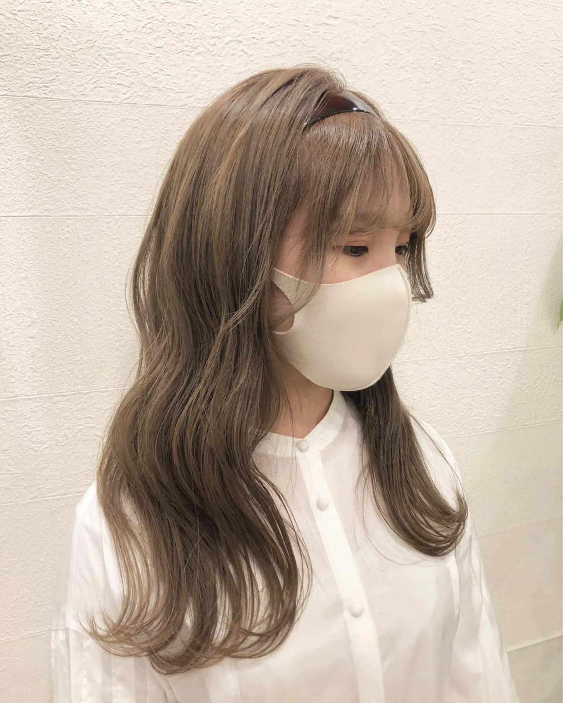 ロング カラーモデル募集 吉原佳穂💗のヘアスタイル