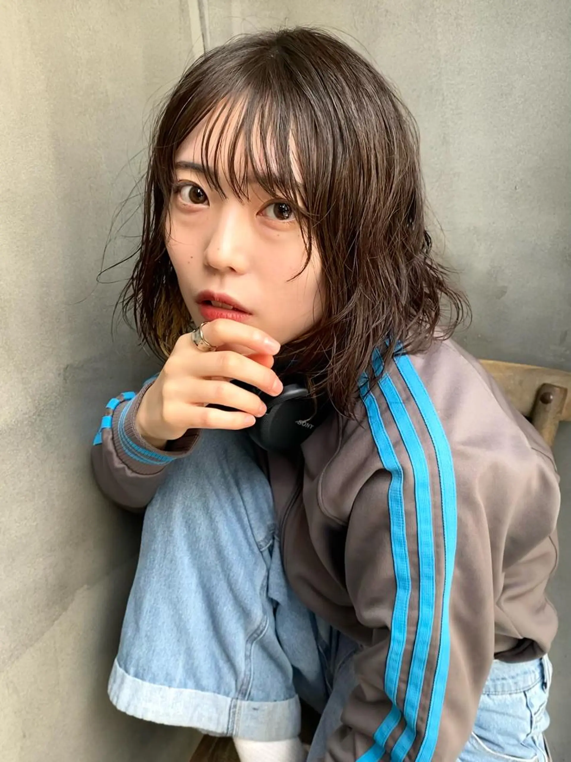 ミディアム パーマ カット パーマ Agu hair lore沼館店所属・八戸パーマ/メンズパ ーマ/シンゴ。のヘアスタイル