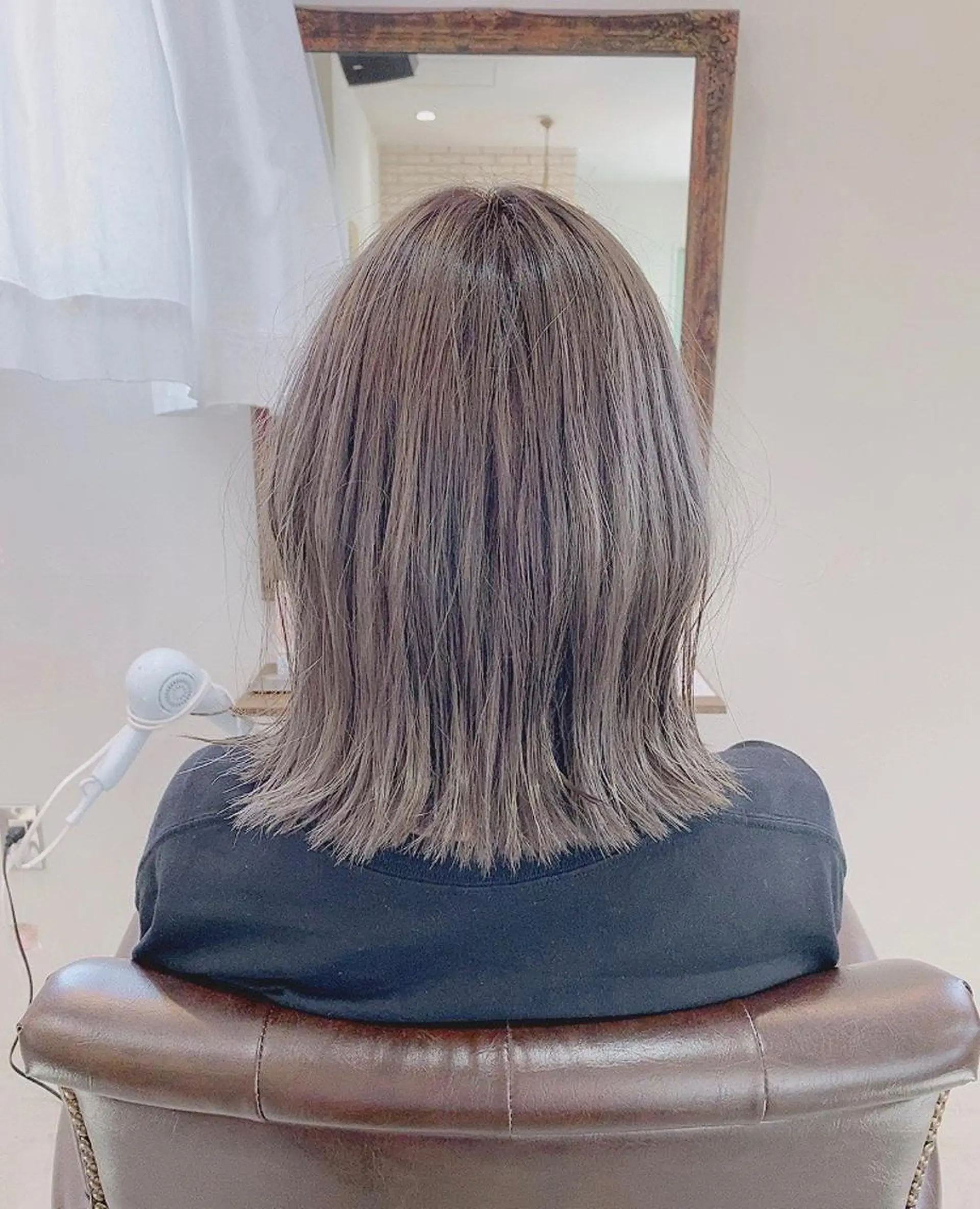 ミディアム カラー 縮毛矯正 Etoile HAIR SALONのヘアスタイル