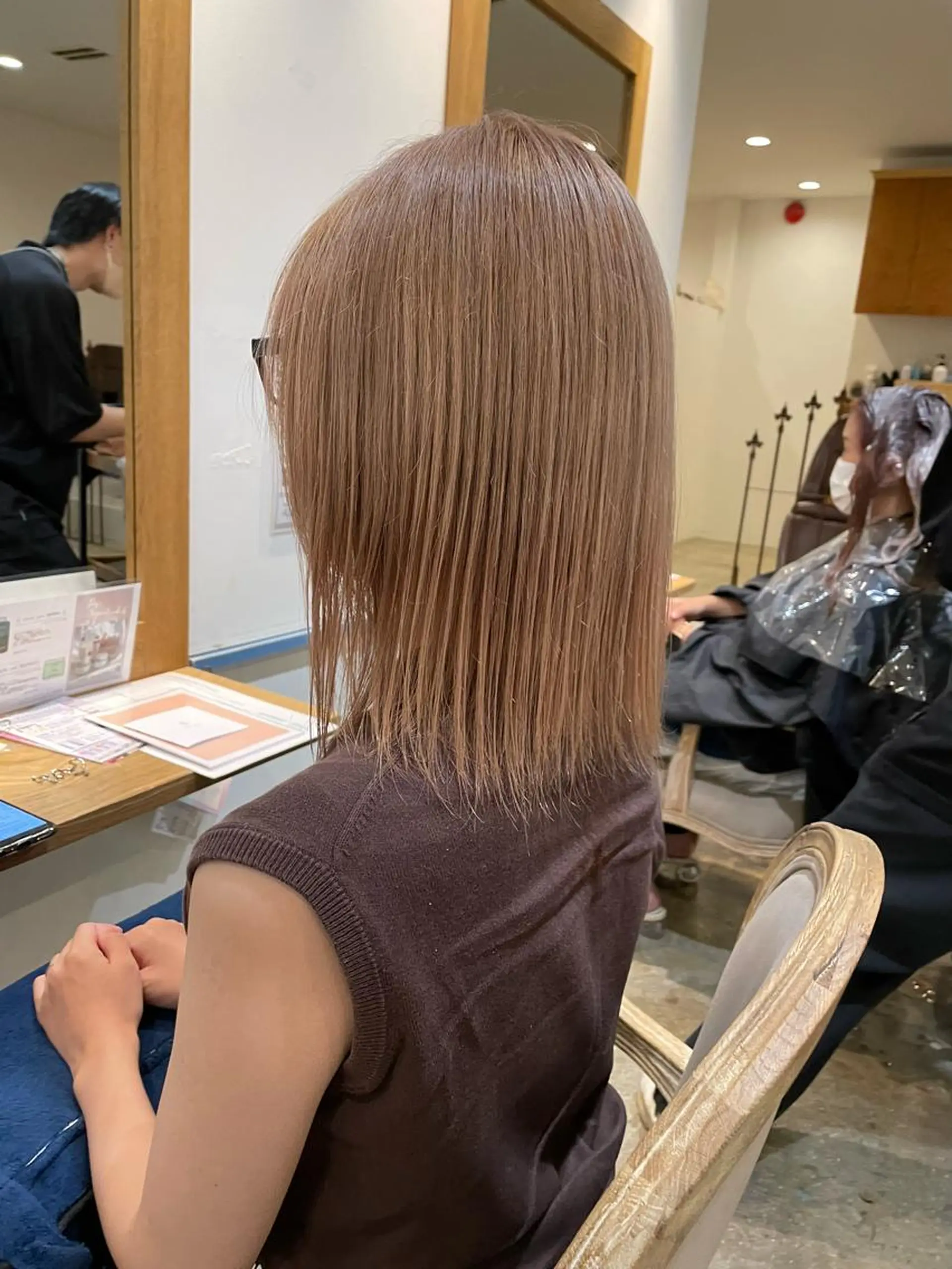 ミディアム バレイヤージュモデル 小林匠❤️‍🔥のヘアスタイル