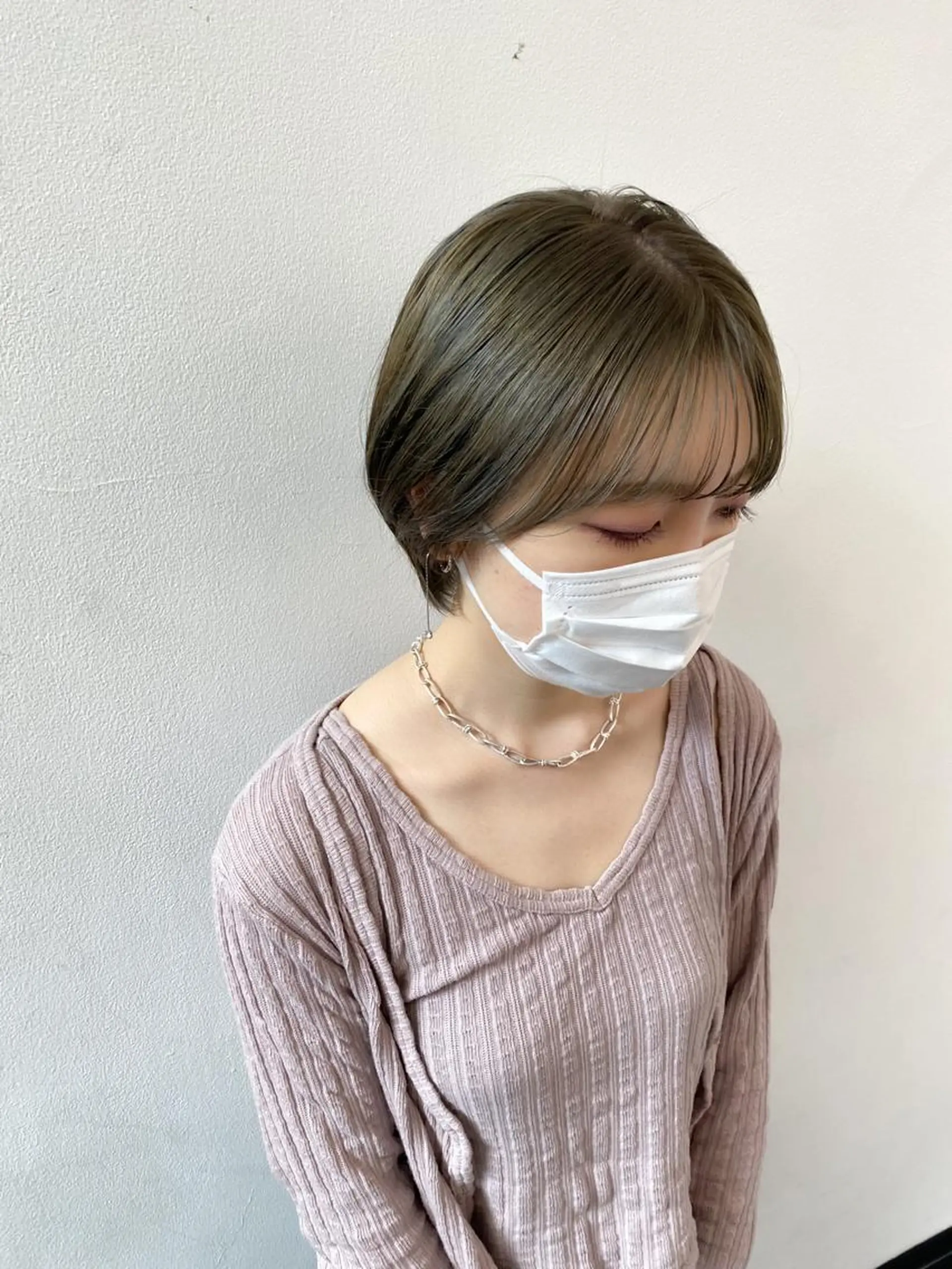 ショート カラー THE DAY所属・AKI HASHIMOTOのヘアスタイル