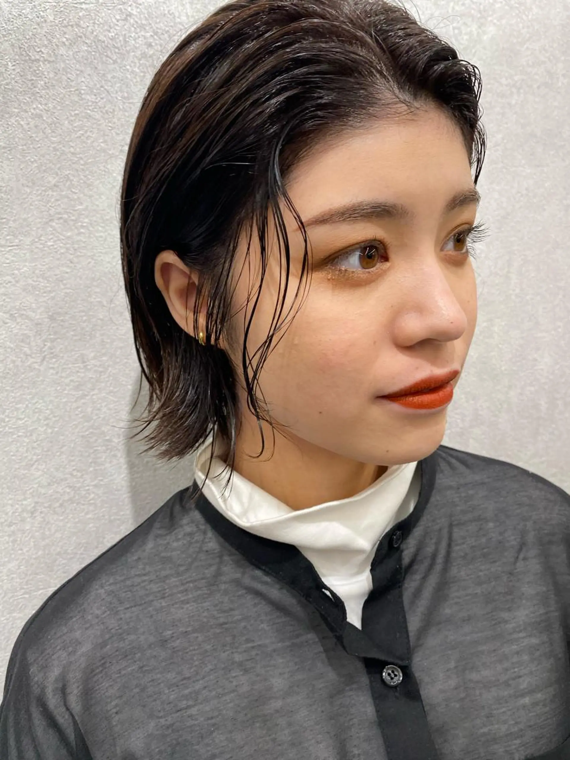 ショート カラー ヘアアレンジ カット ヘアカラー トリートメント Kawaguchi Arisaのヘアスタイル