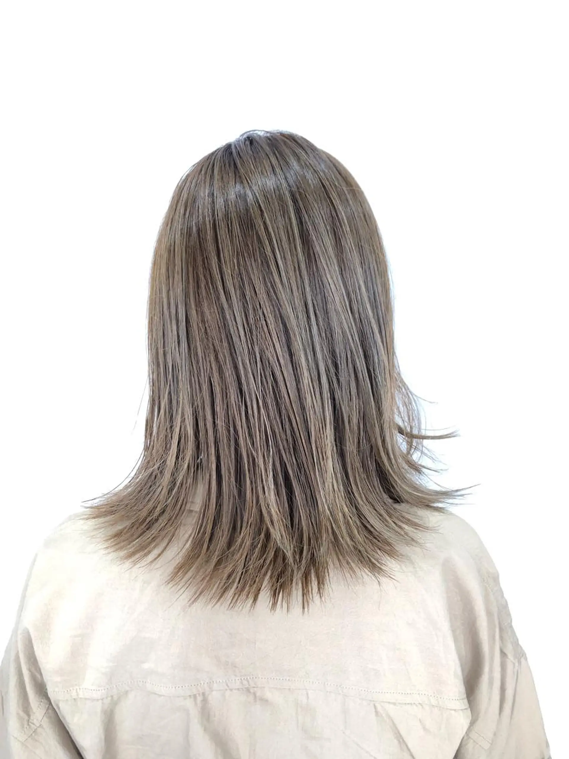 セミロング カラー インナーカラー/ ストレート/奥野洸也のヘアスタイル