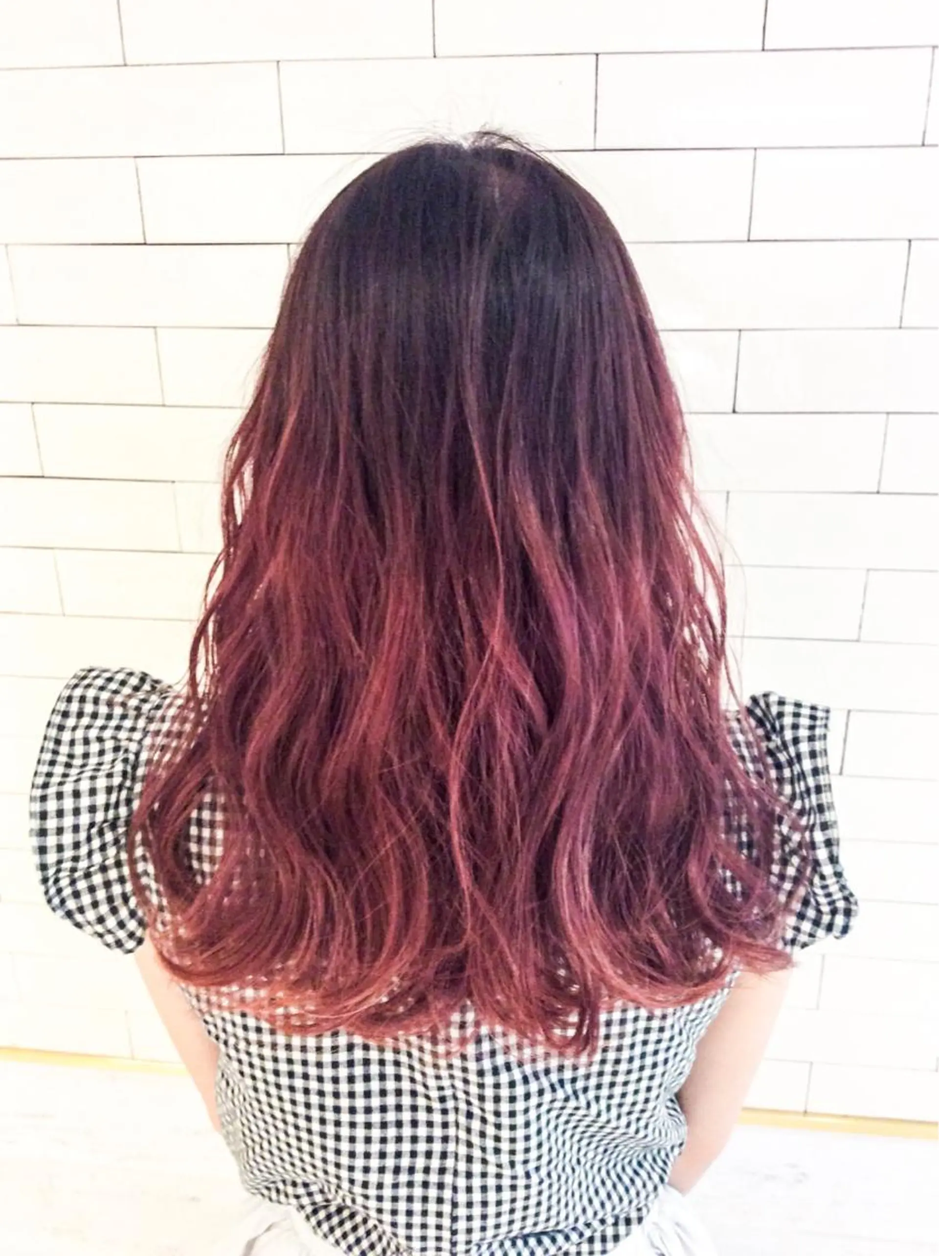 ミディアム カラー レイヤーカット× 髪質改善たもりのヘアスタイル