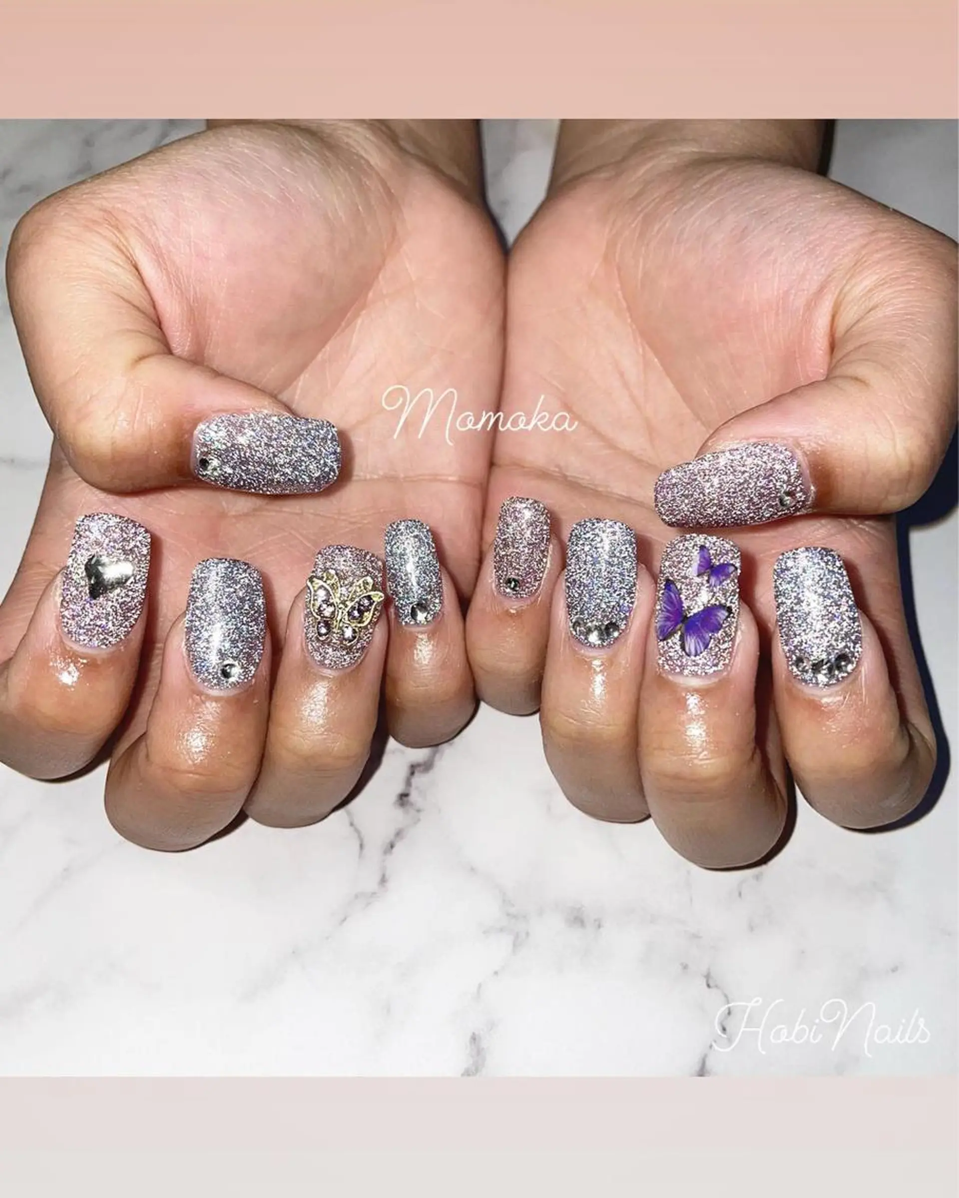 ネイル フラッシュネイル スカルプネイル momoka_nails所属・Momo nailsalonのネイルデザイン