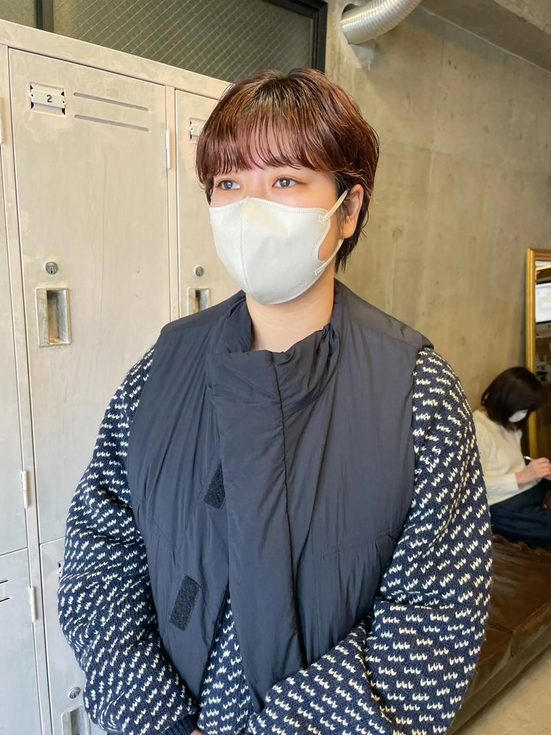 ショート パーマ パーマ/レイヤー 岩山丈一郎のヘアスタイル