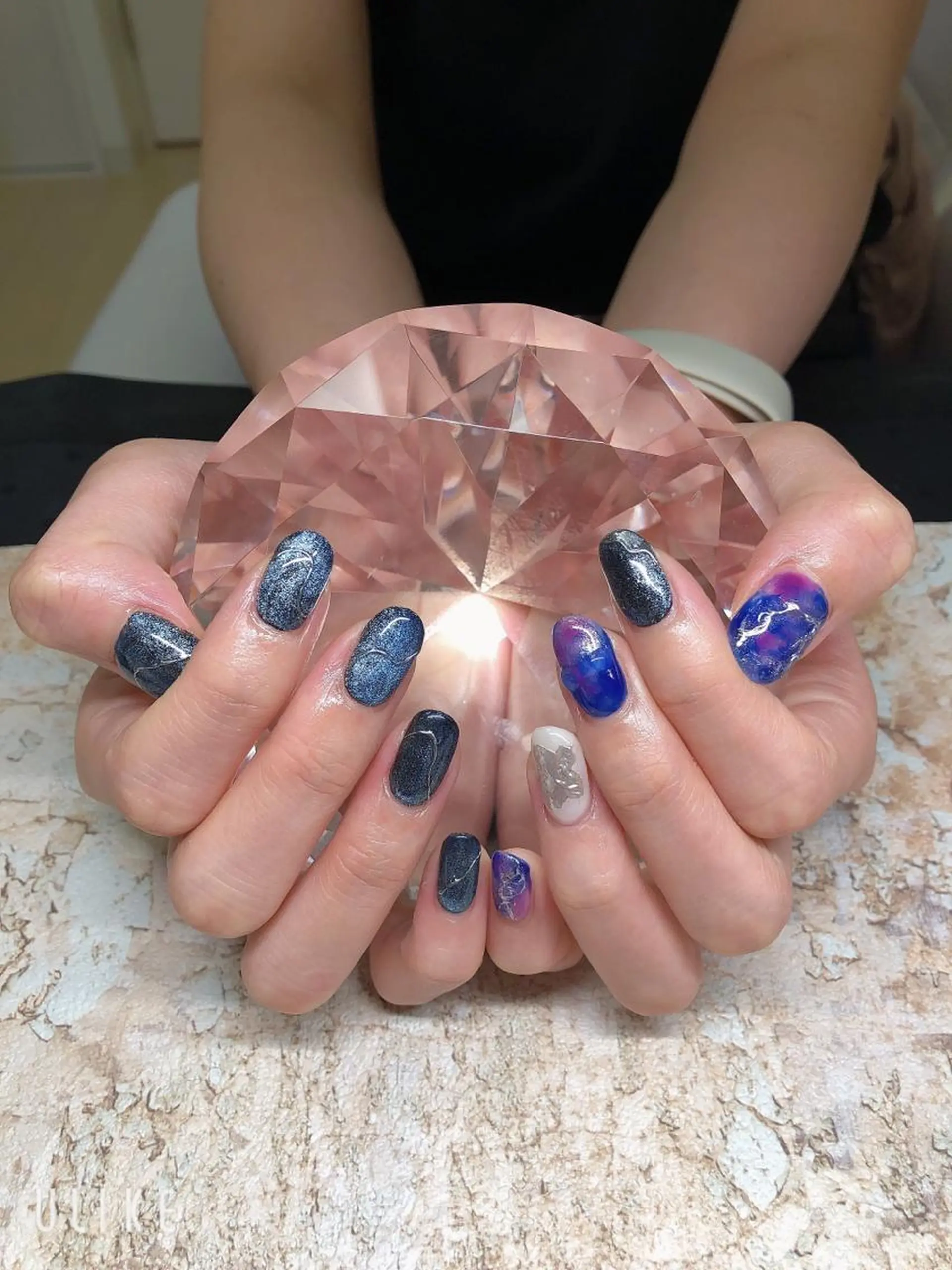 ネイル アートネイル フレンチネイル ジェルネイル グラデーション 韓国ネイル Nail room Bimano所属・Bimano seica♡+°のネイルデザイン