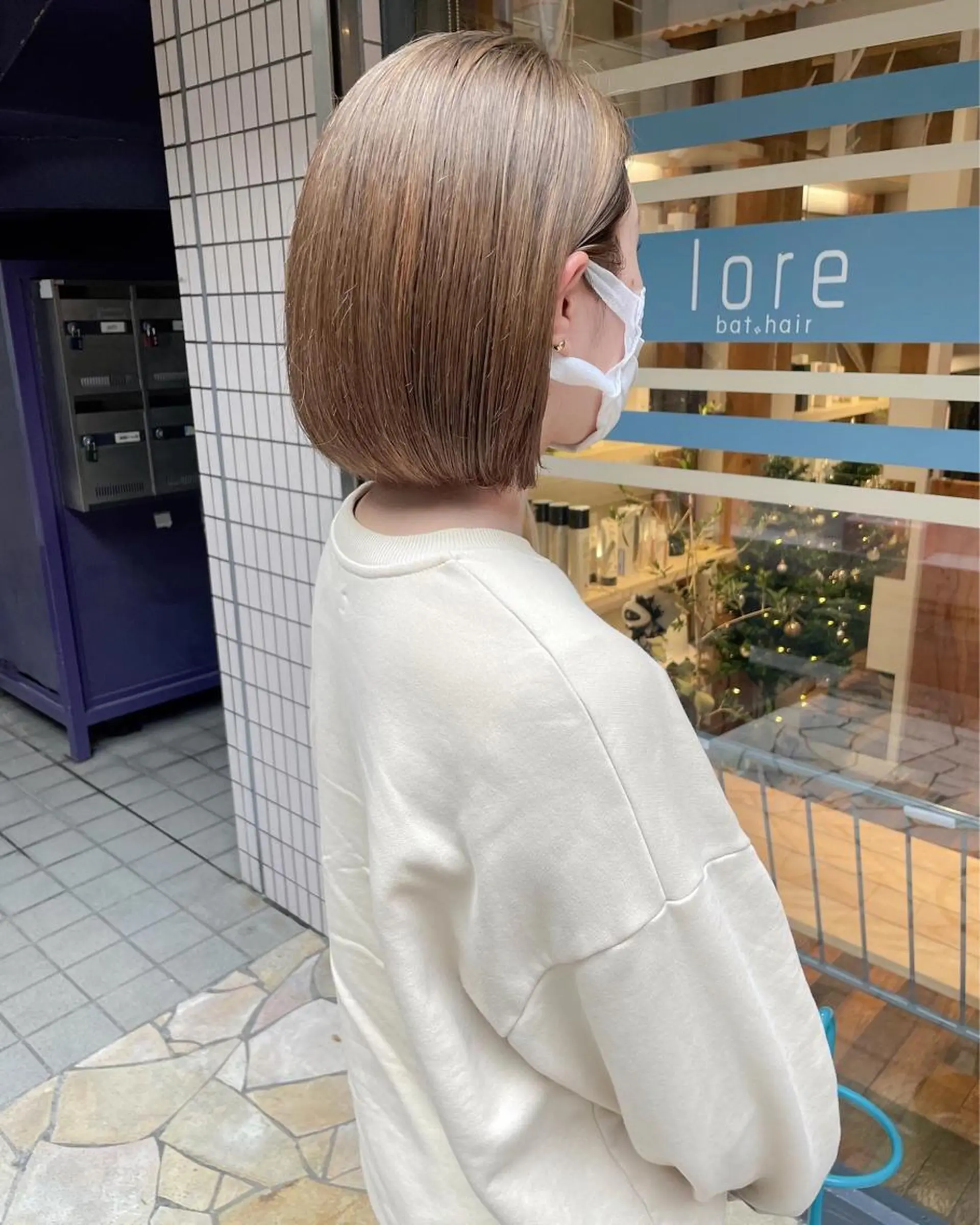 ショート カラー ヘアカラー あずまぐち めぐみのヘアスタイル