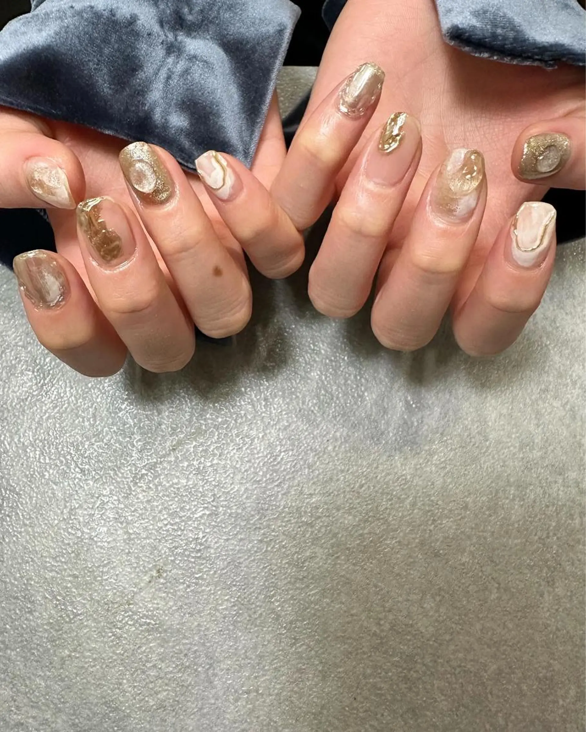 ネイル ハンドネイル フットネイル kiii.__ ✴︎*のネイルデザイン